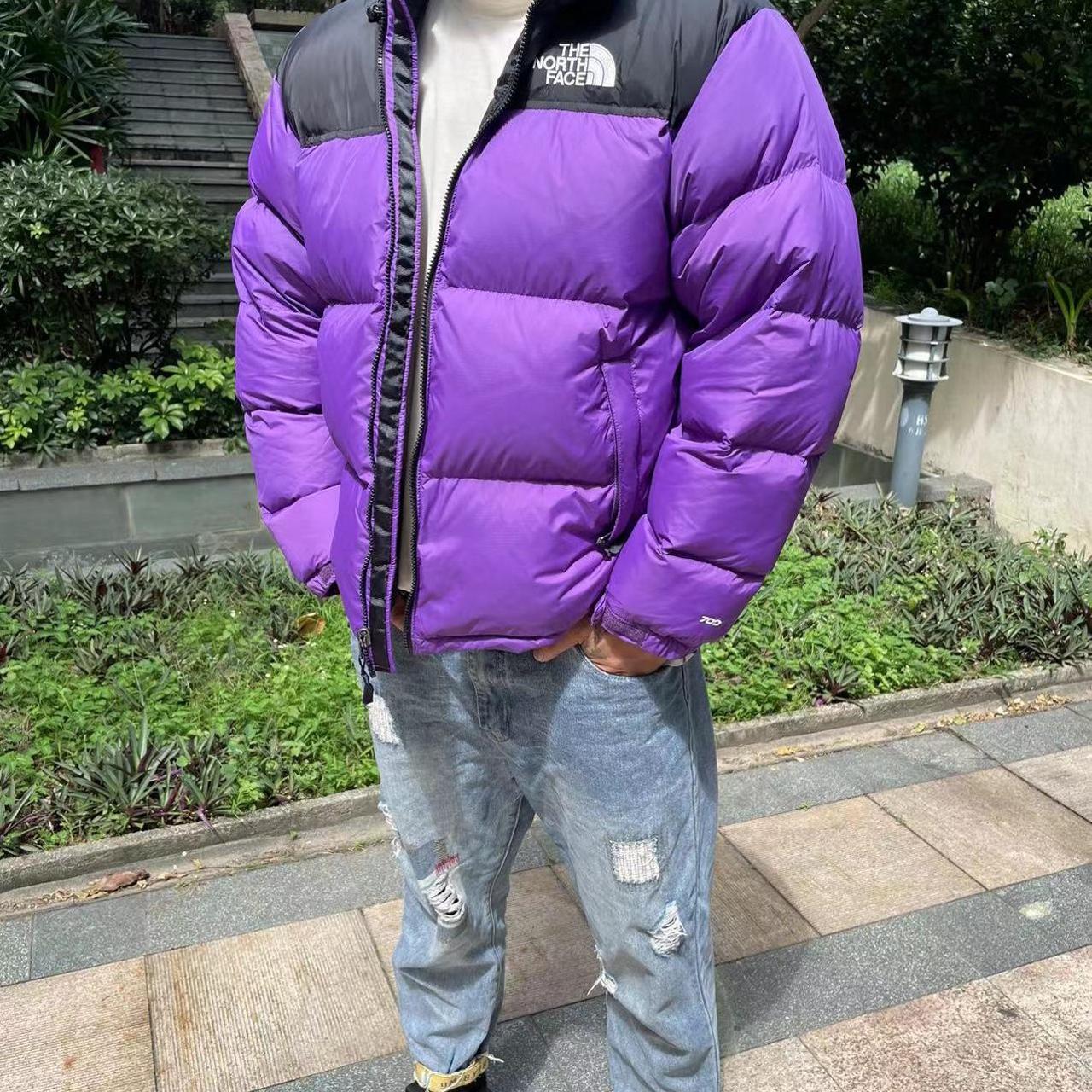 Jacket Outfit North Face Nuptse Jacket Purple Mens Down Jacket The