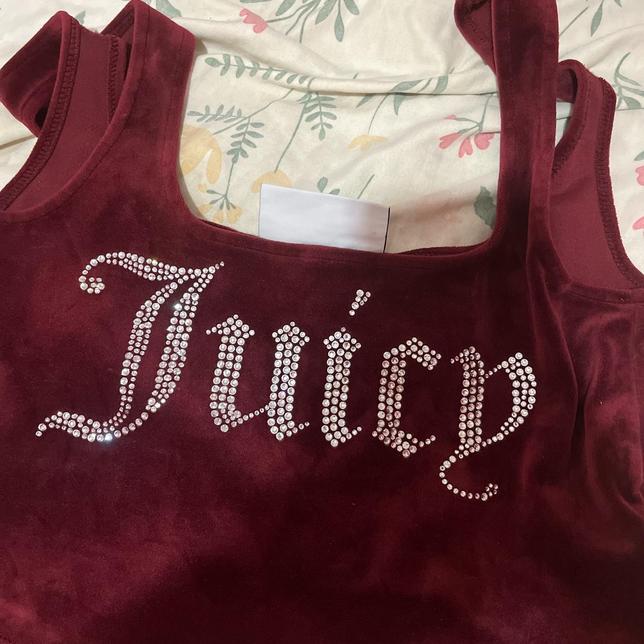 juicy couture crop top // size m // from juicy... - Depop