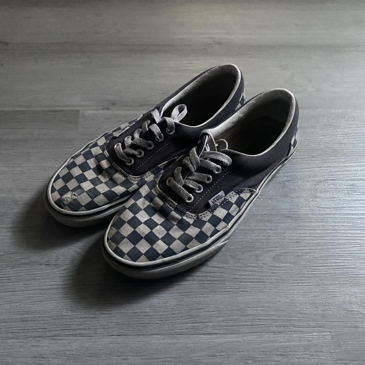 Checkerboard vans mens best sale