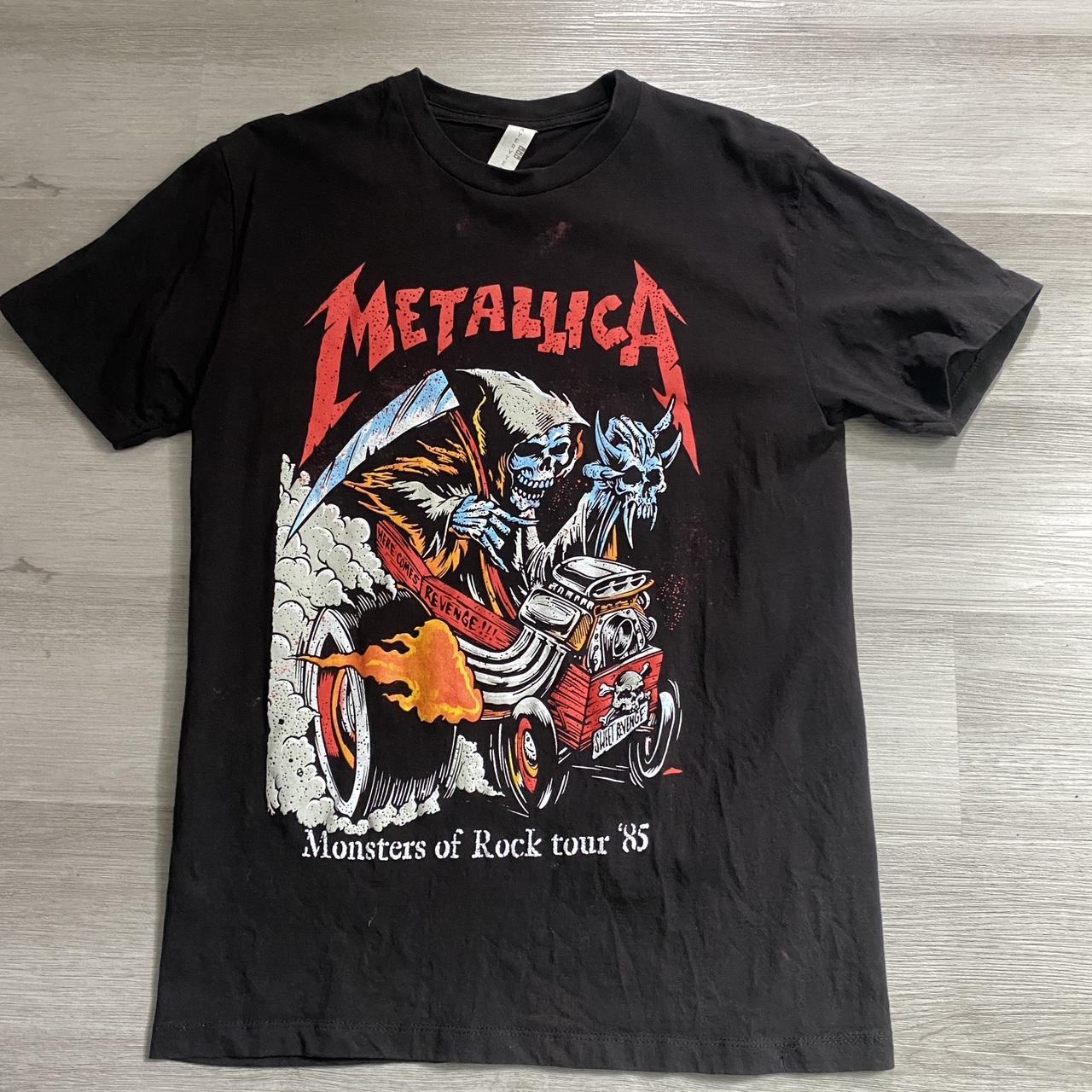 cool grim reaper metallica shirt (dm Depop