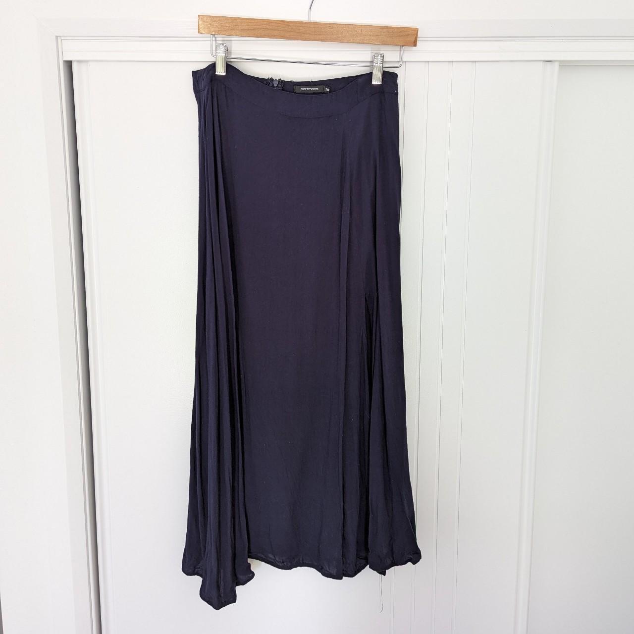 Portman s navy maxi midi skirt size 10. Some wear