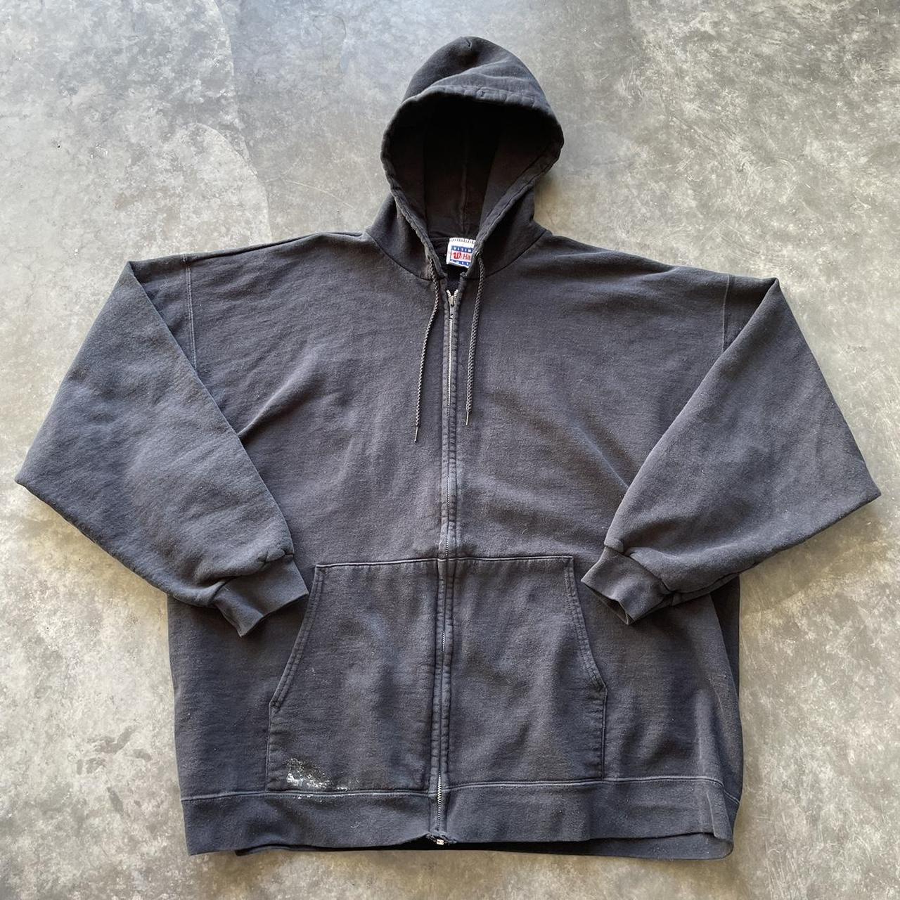 Hanes Men's Black Hoodie | Depop