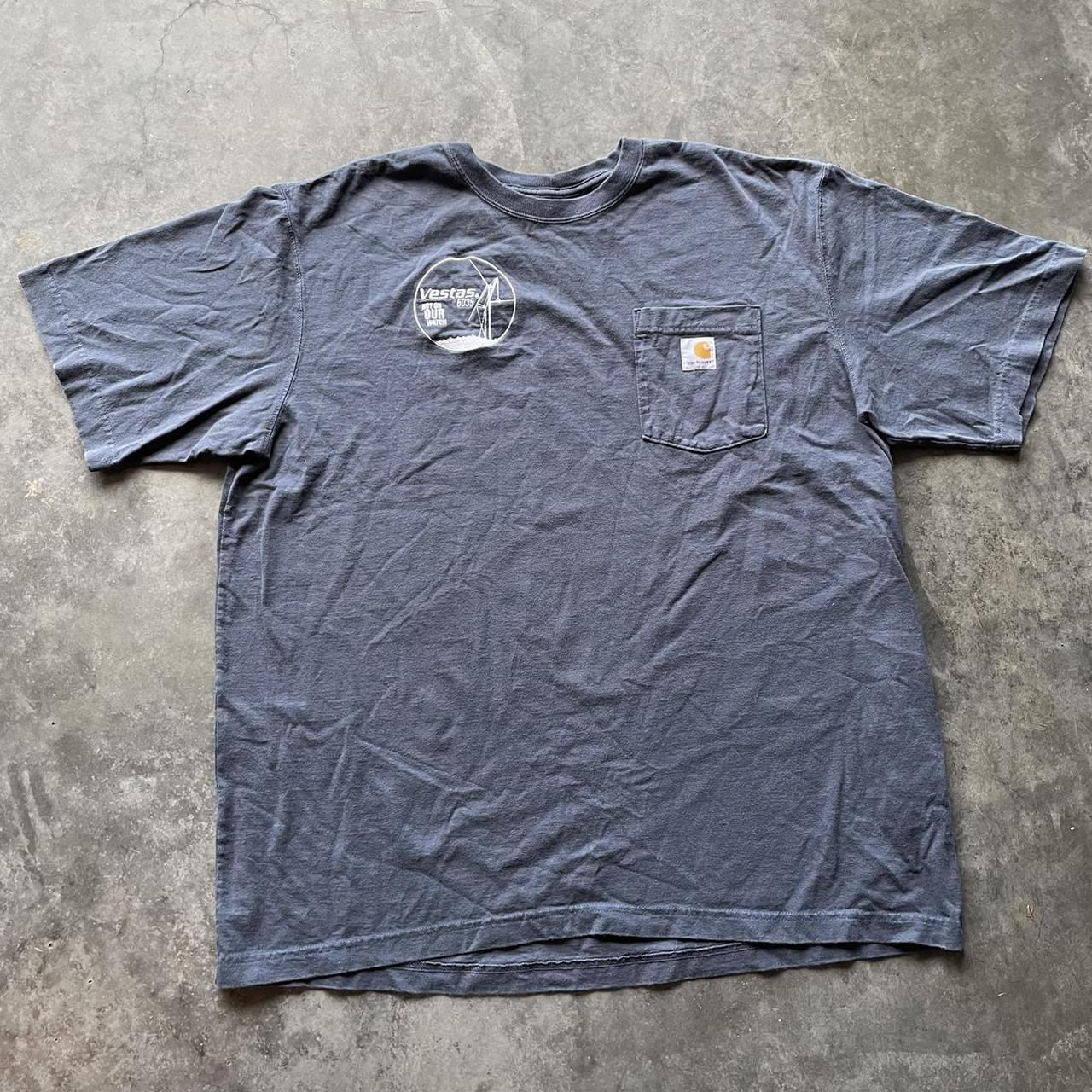 Carhartt Men's Grey T-shirt | Depop