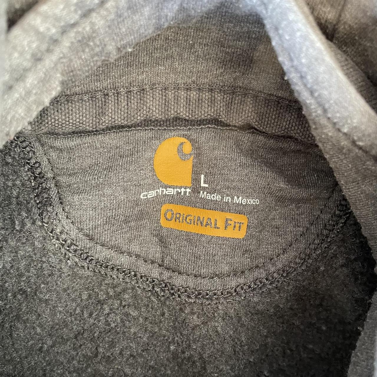 Grey Baggy Carhartt Quarter Zip Hoodie 🔹Size:... - Depop