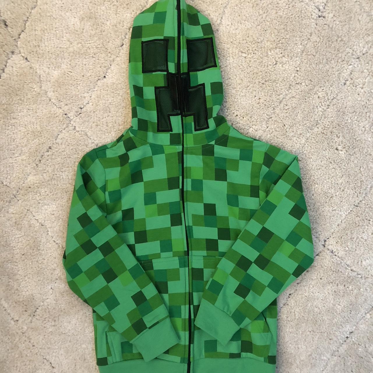 Minecraft Green Jacket | Depop