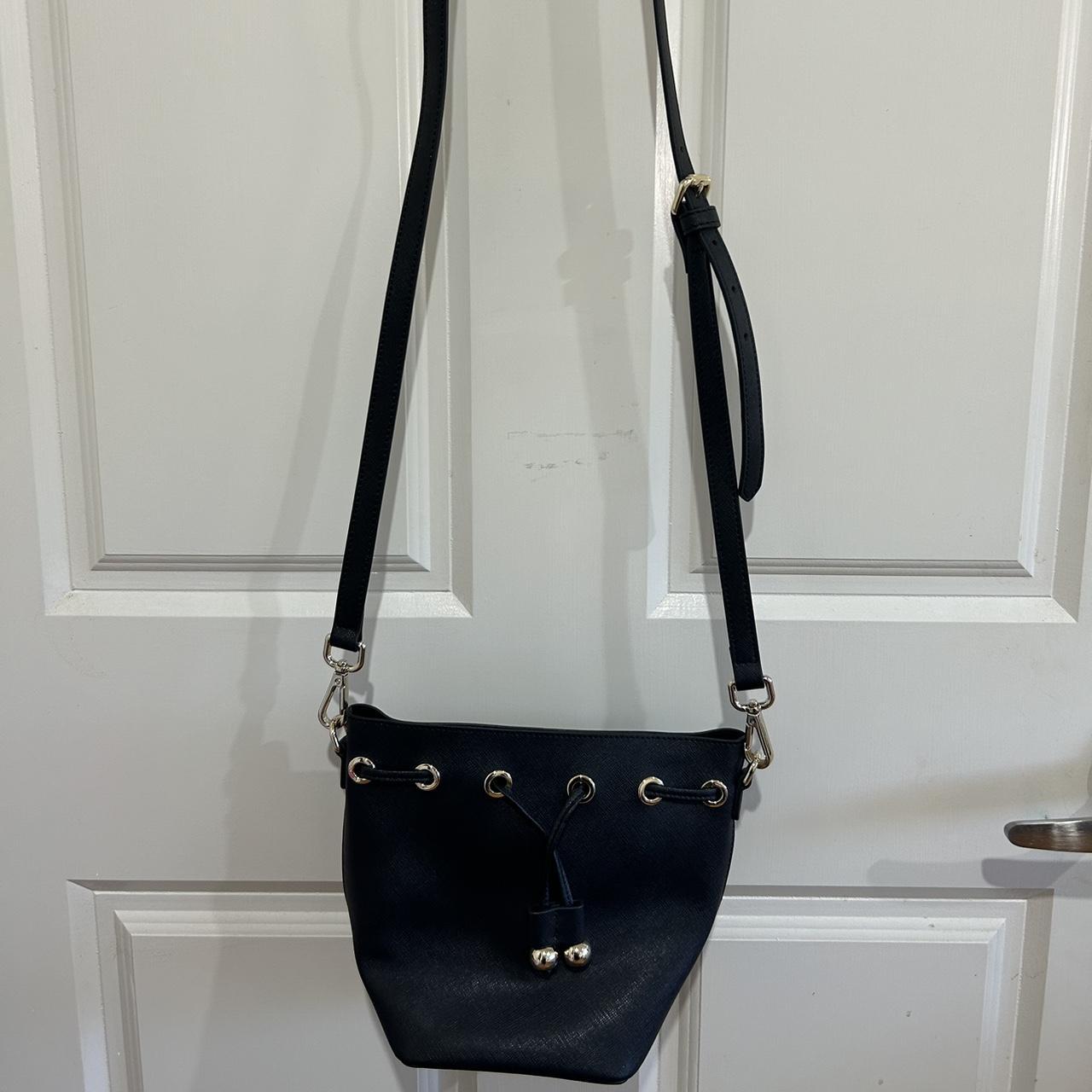 The Daily Edited TDE black mini leather bucket bag Depop