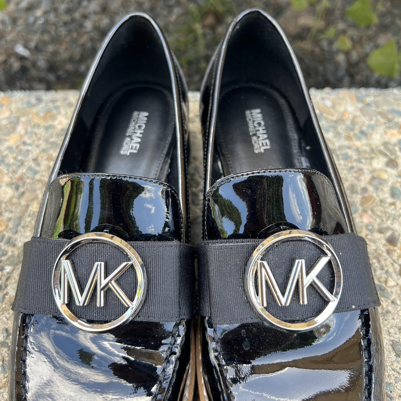 Michael kors loafers 2024 womens silver