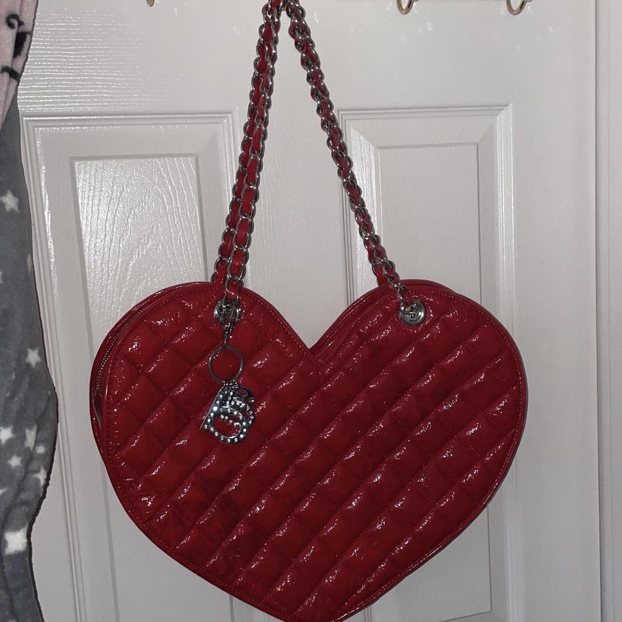 Bebe heart shaped purse new arrivals