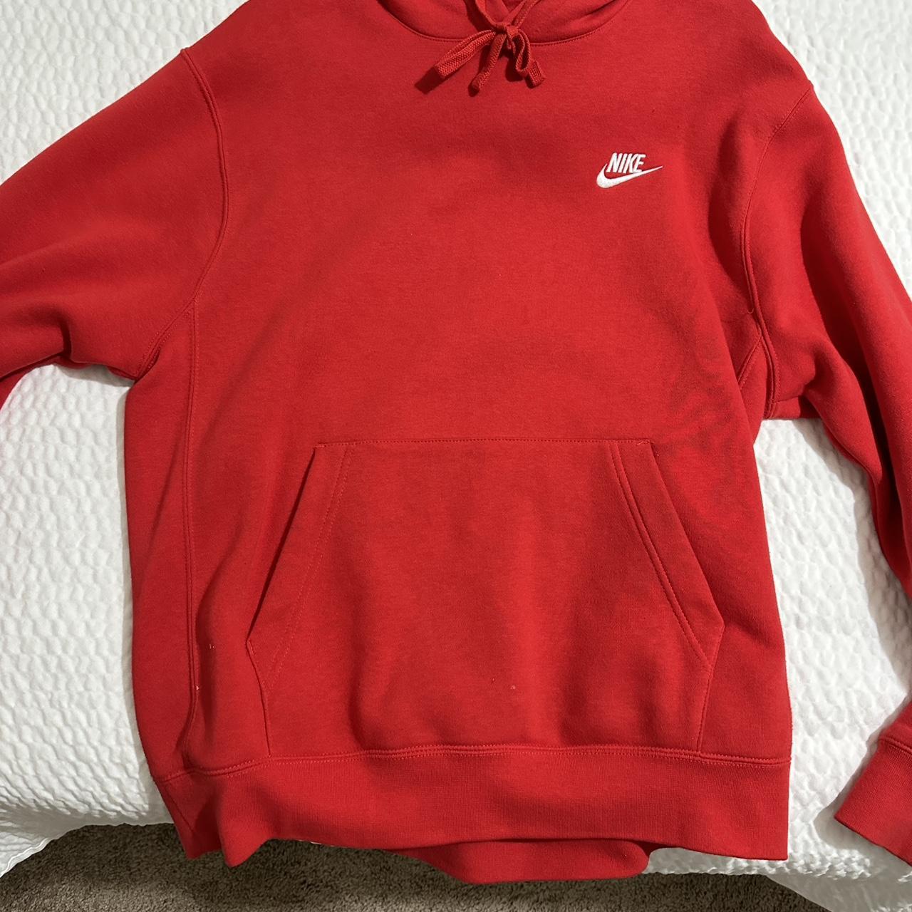 Nike red hoodie - Depop