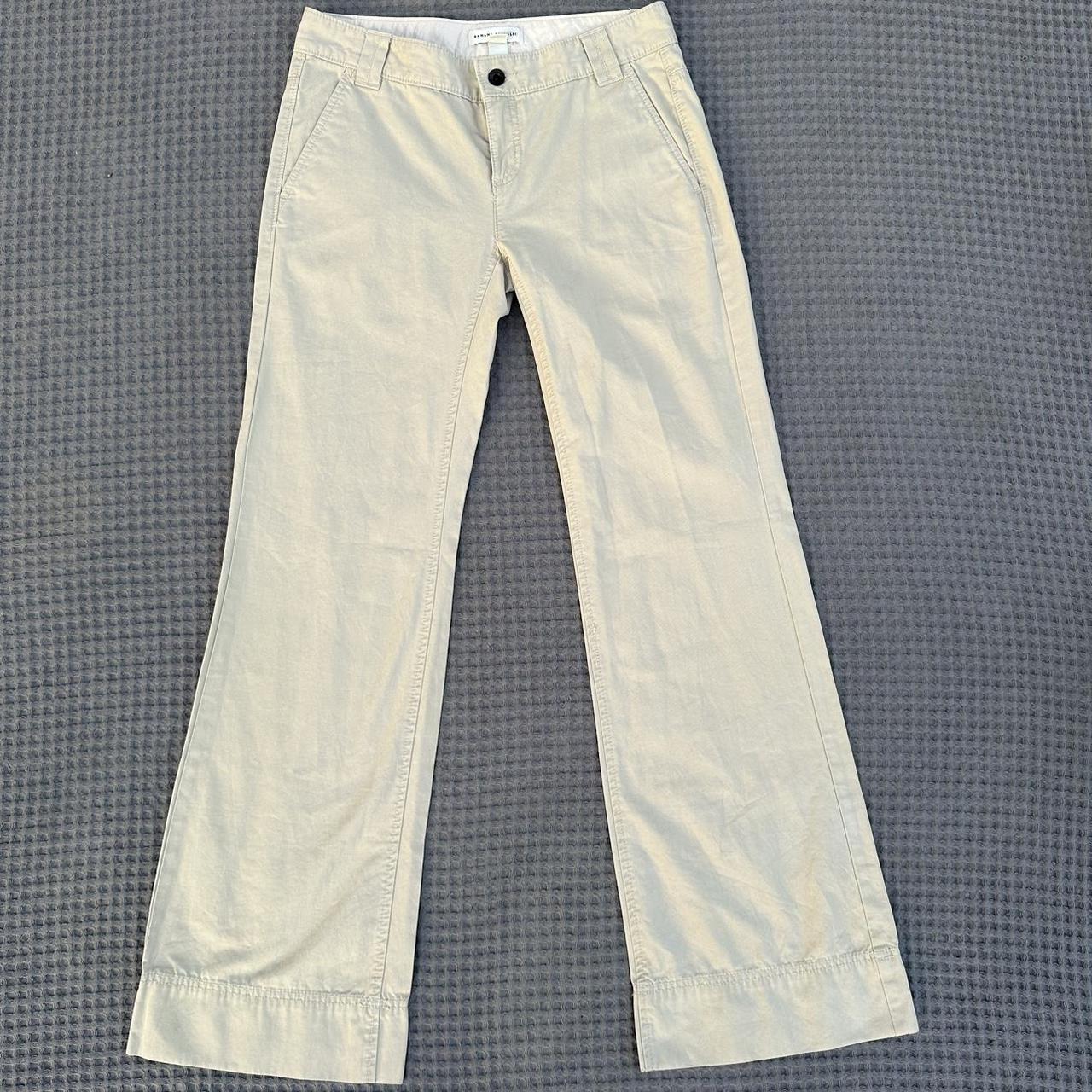 Banana Republic Wide-Leg pants Size: 6 Linen cotton - Depop