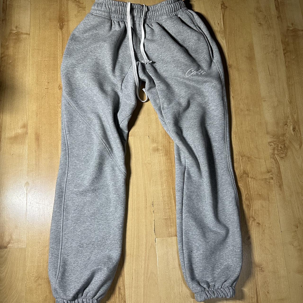 Corteiz HMP grey sweatpants -size M -condition | Depop