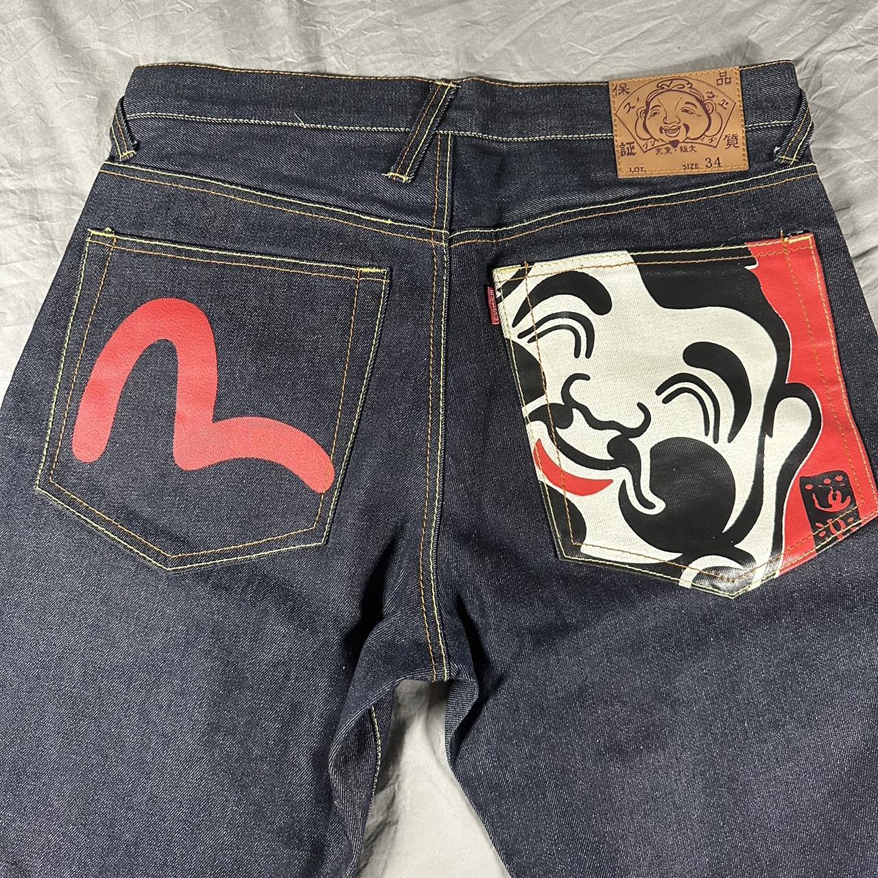 Evisu vintage baggy man shops Jeans size 36/34