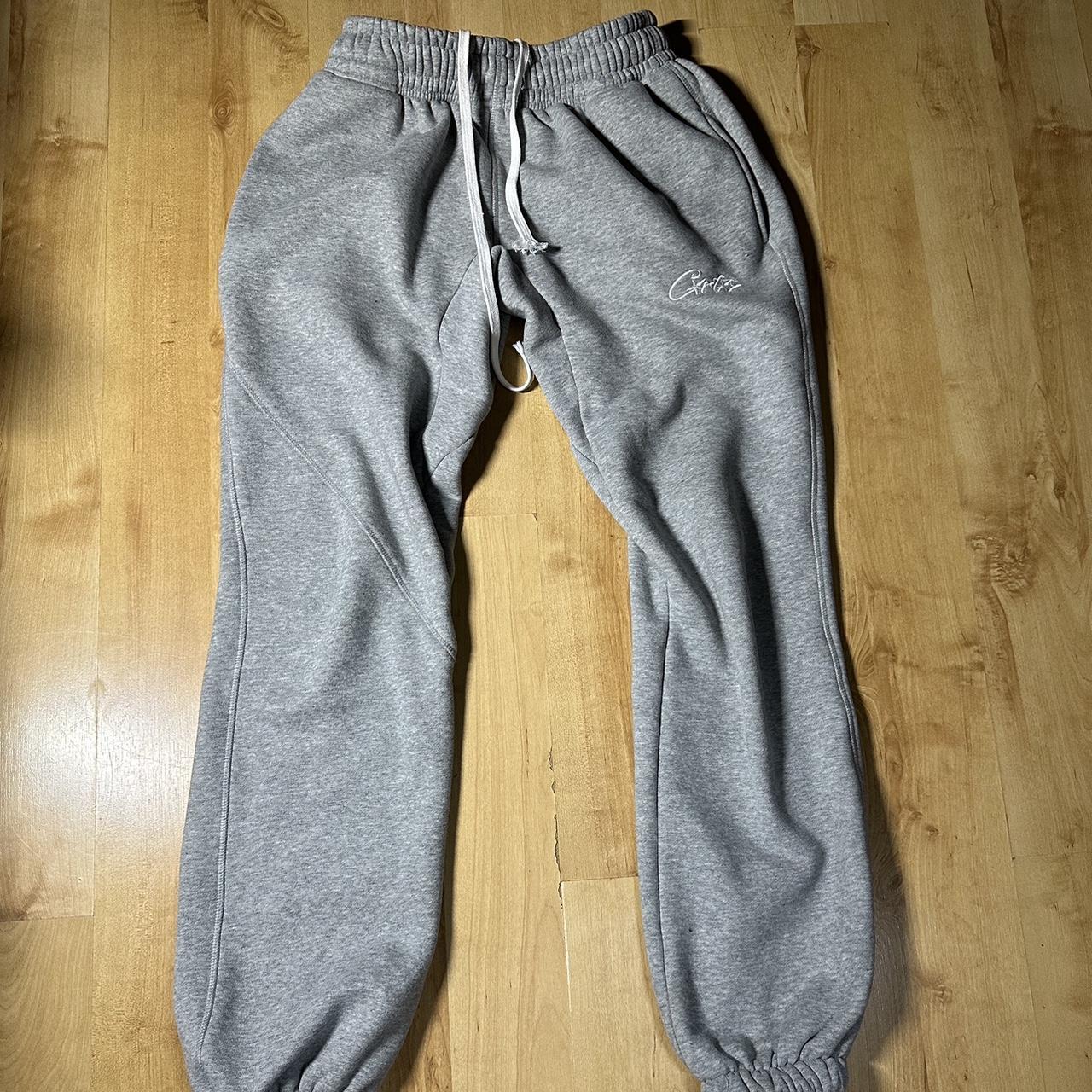 Corteiz HMP grey sweatpants -size M -condition | Depop