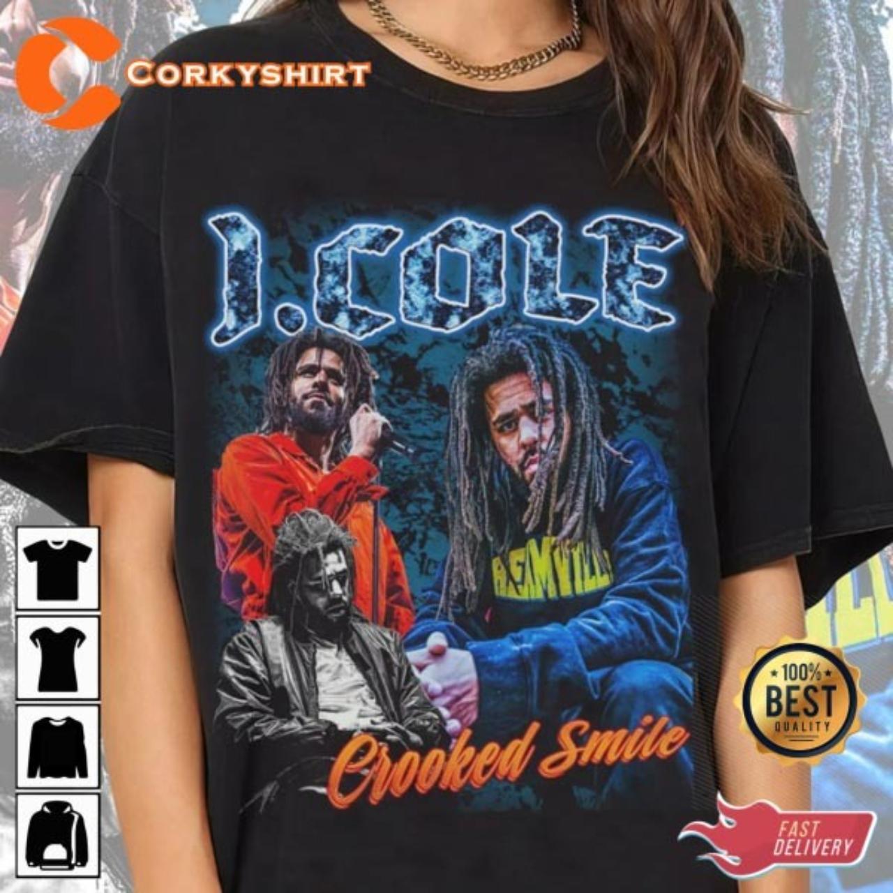 j cole graphic tee