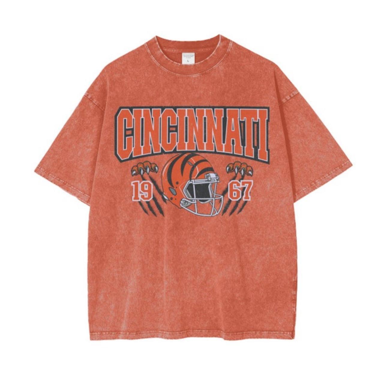 Cincinnati Bengals , NFL Team Apparel , Gray T Shirt - Depop