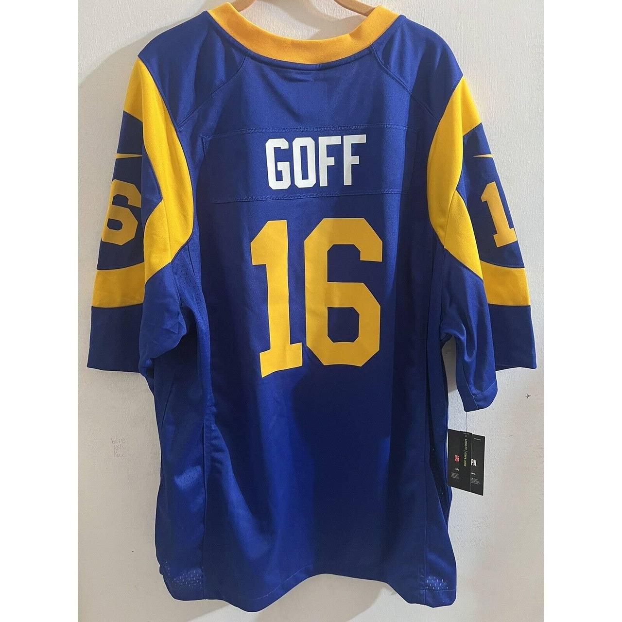 Nike, Shirts, Nike La Rams Jared Goff Jersey Mens Xl