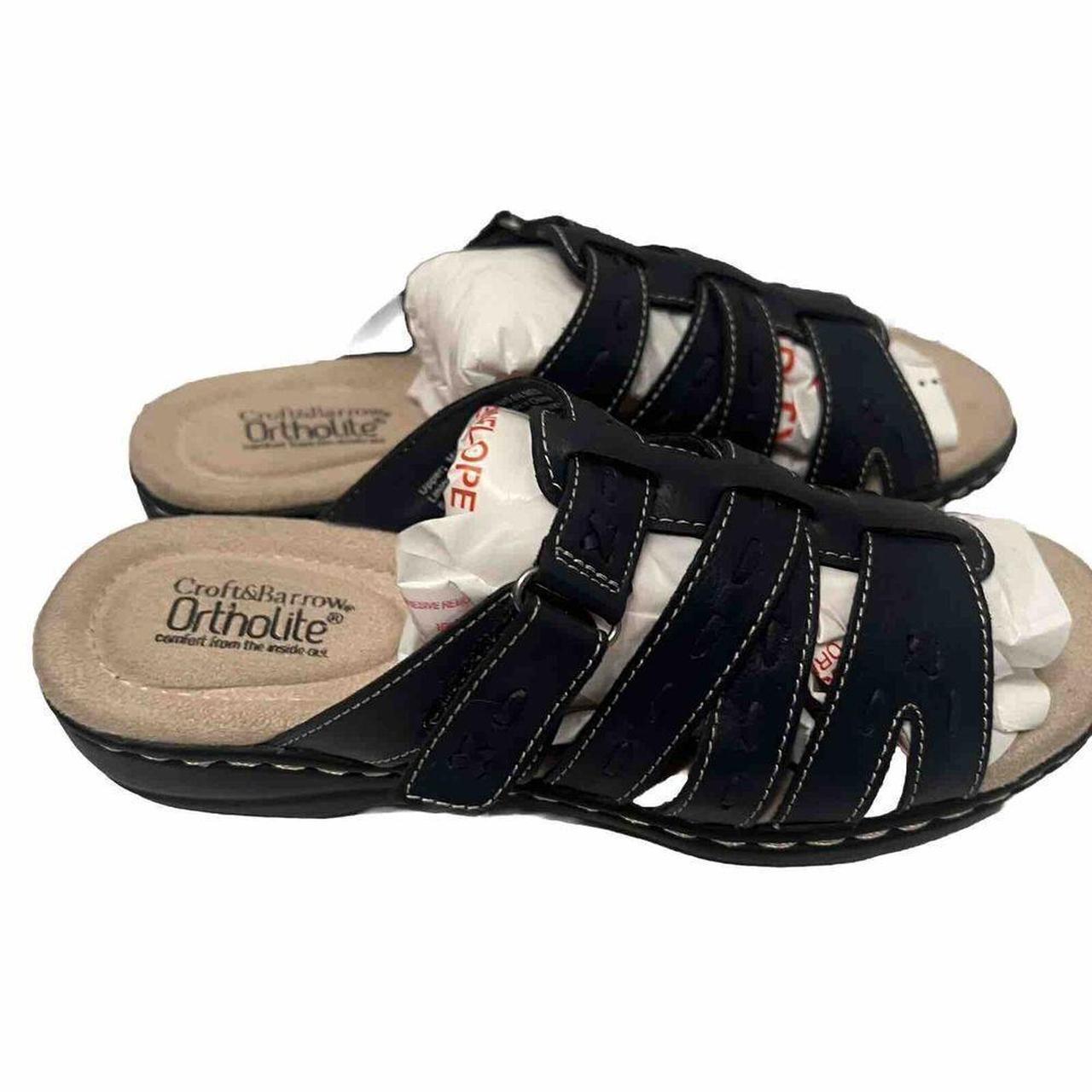 Croft and barrow fashion sandals ortholite