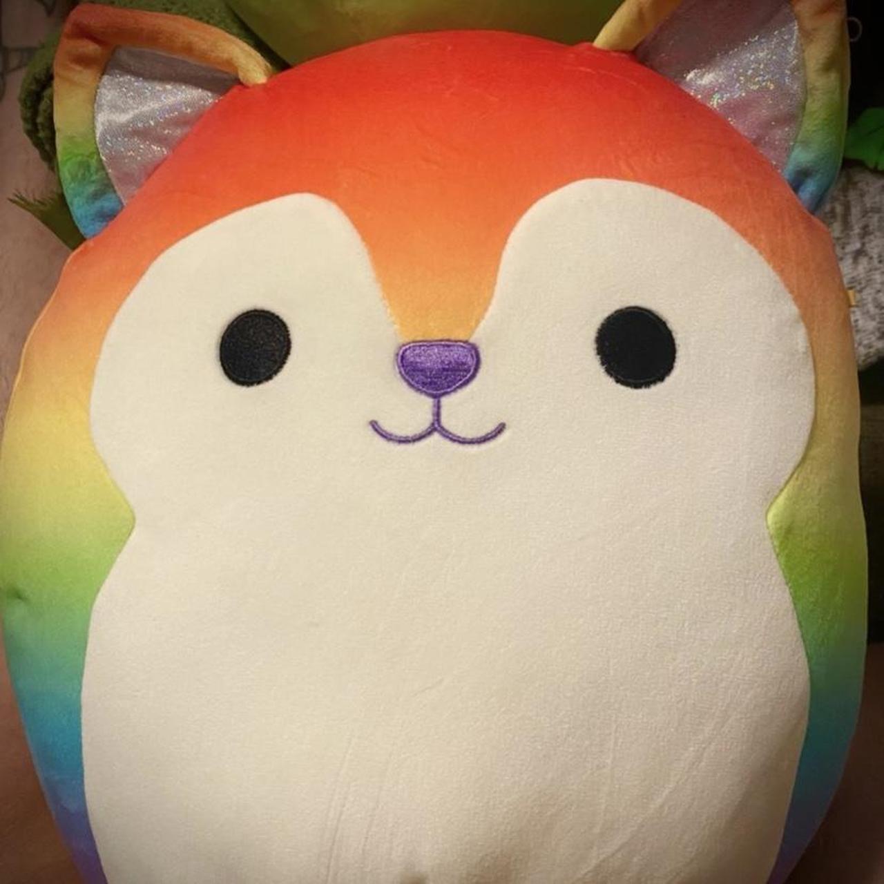 12” Squishmallow wolf heath pride squad with tags... - Depop