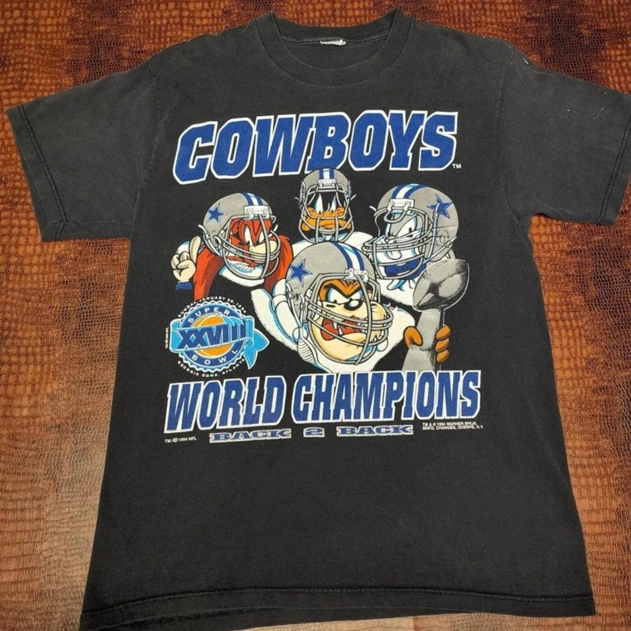 Vintage Dallas Cowboys Superbowl Champs Looney Tunes T-Shirt Vintage Men  Gift