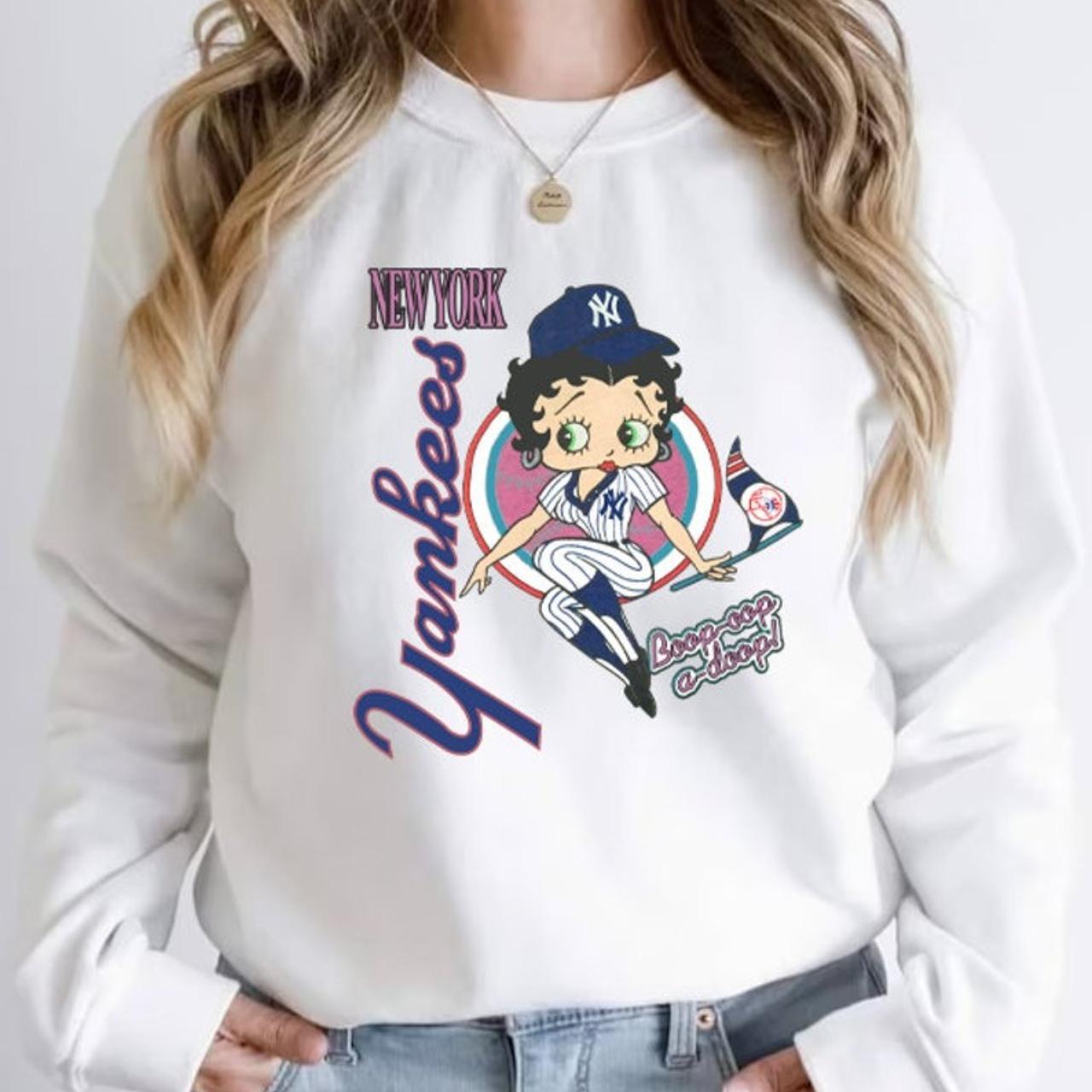 Yankees T-Shirt Unisex Vintage MLB New York Yankees Betty Boop