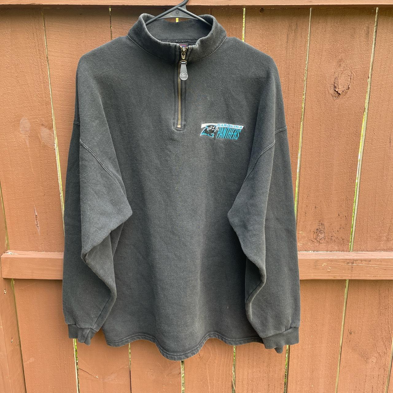 Vintage Starter North Carolina Panthers Crewneck // - Depop