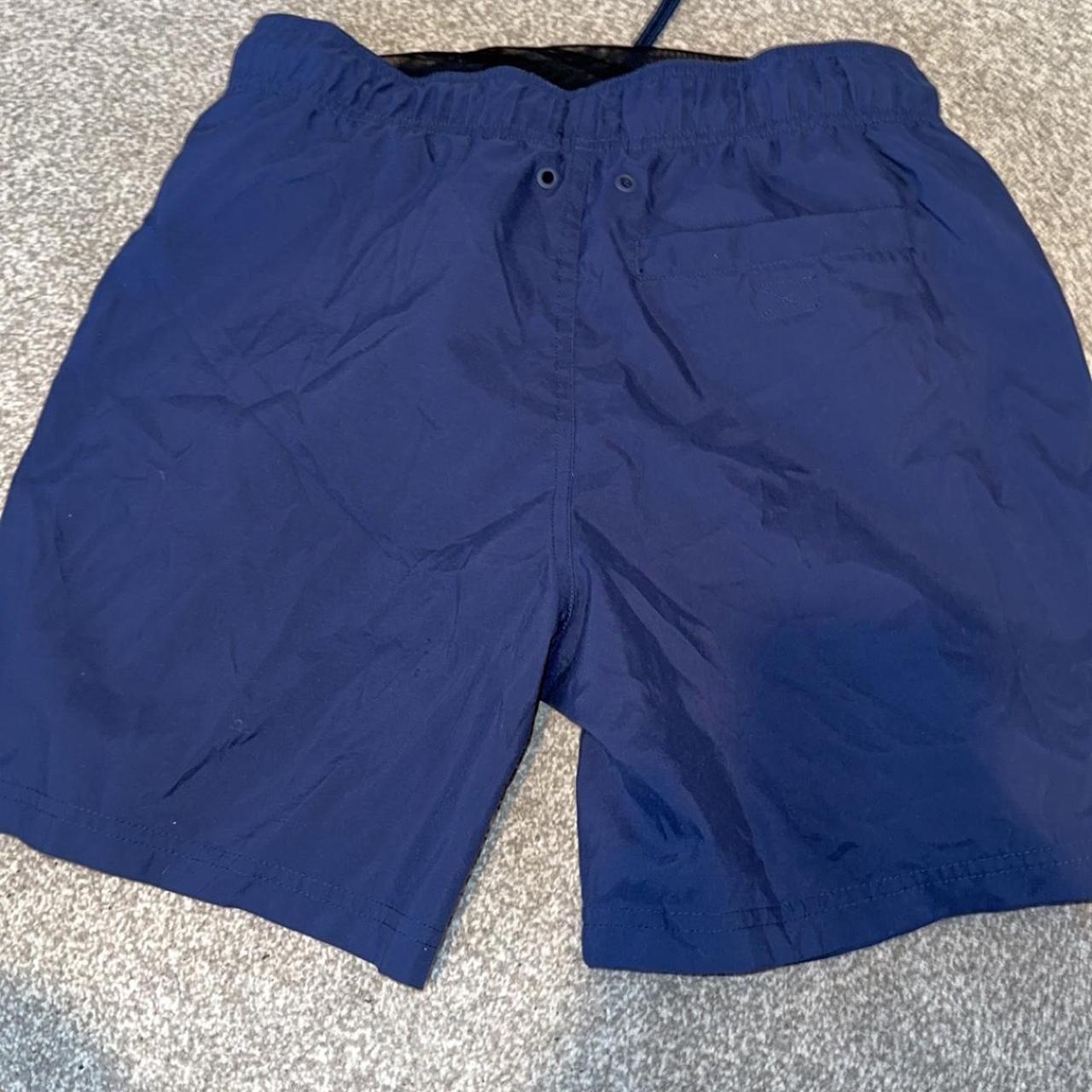 Yelir world swimming trunks-size small Navy-perfect... - Depop