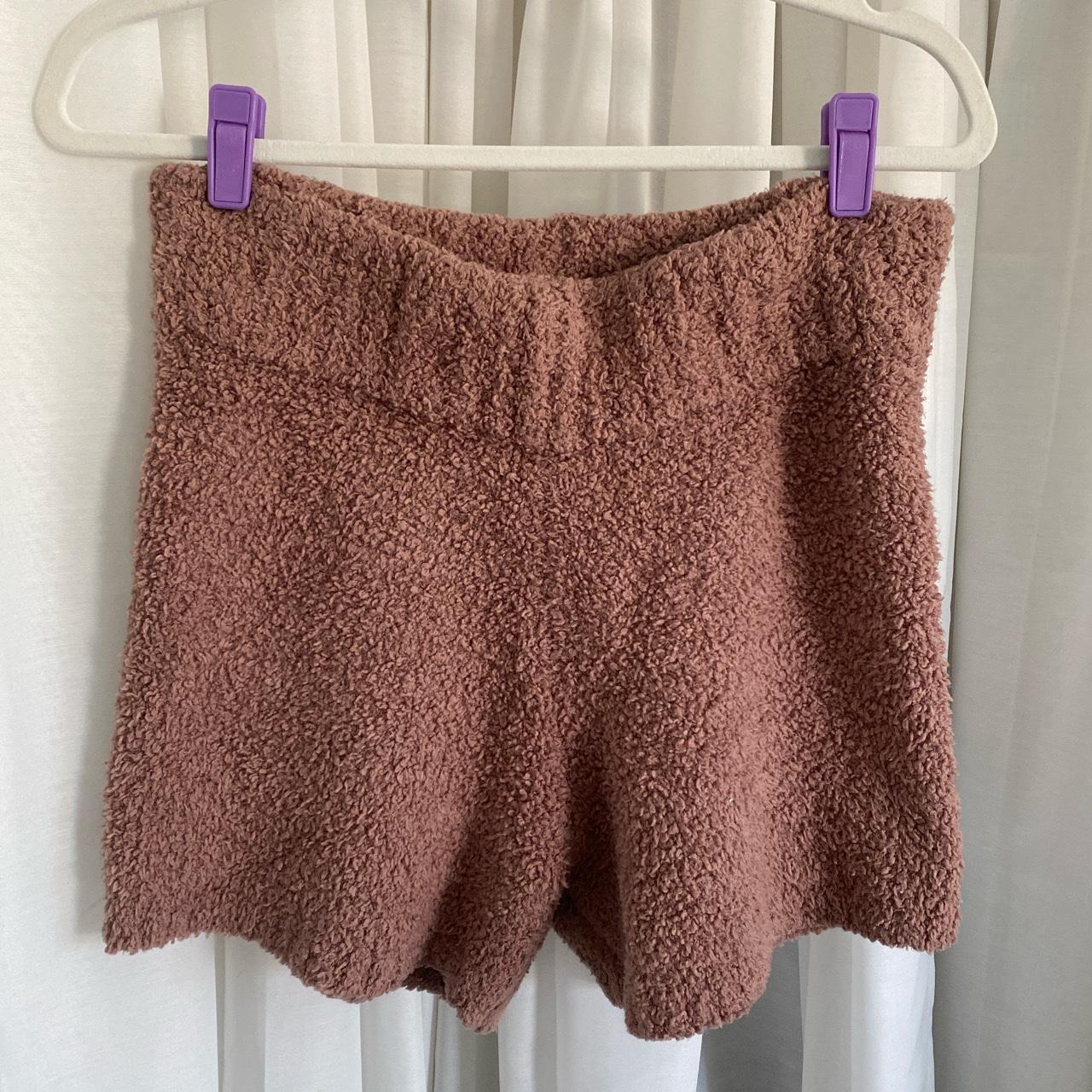 Skims Cozy Knit Shorts🤎, ✨Size Small, ✨Blush brown