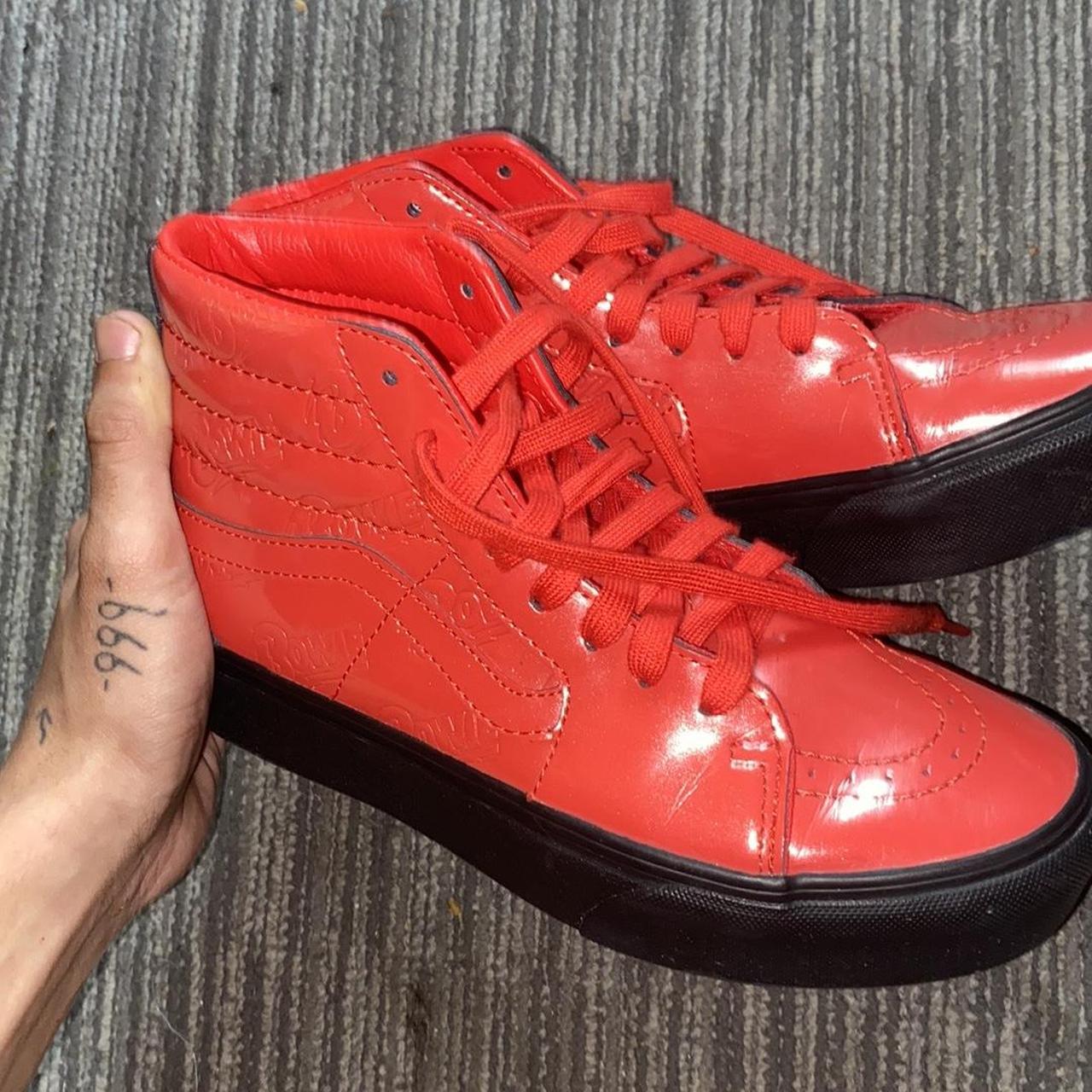 David bowie vans on sale red