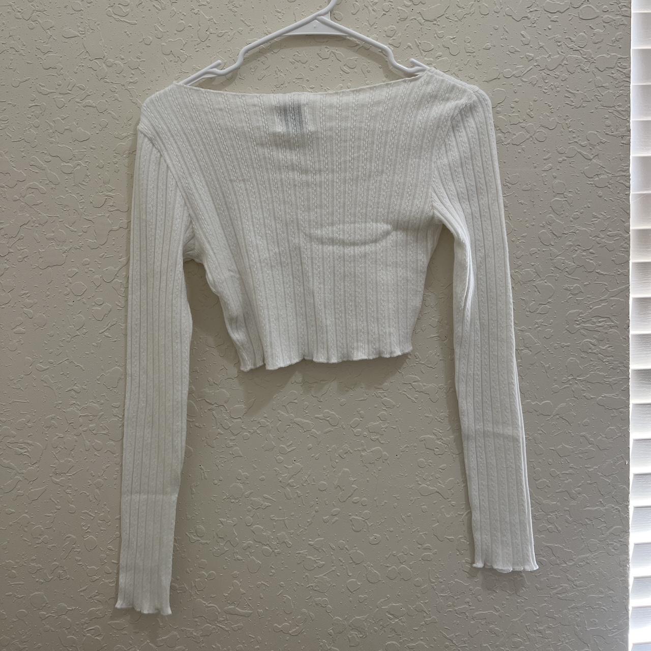 Princess Polly Women's White Croptop Depop