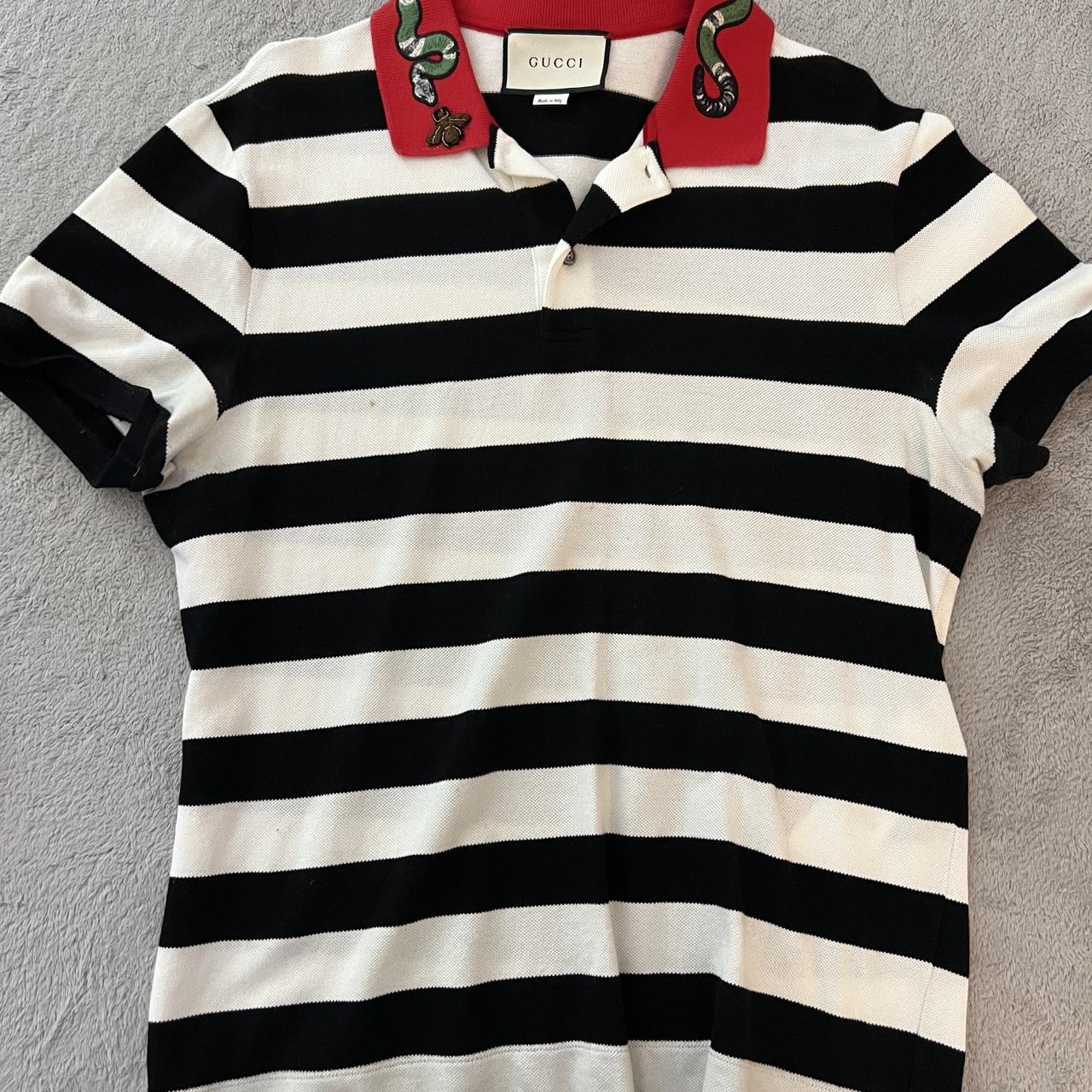 SUPREME X GUCCI SNAKE POLO SHIRT  Tennis clothes, Trending outfits, Polo  shirt for men