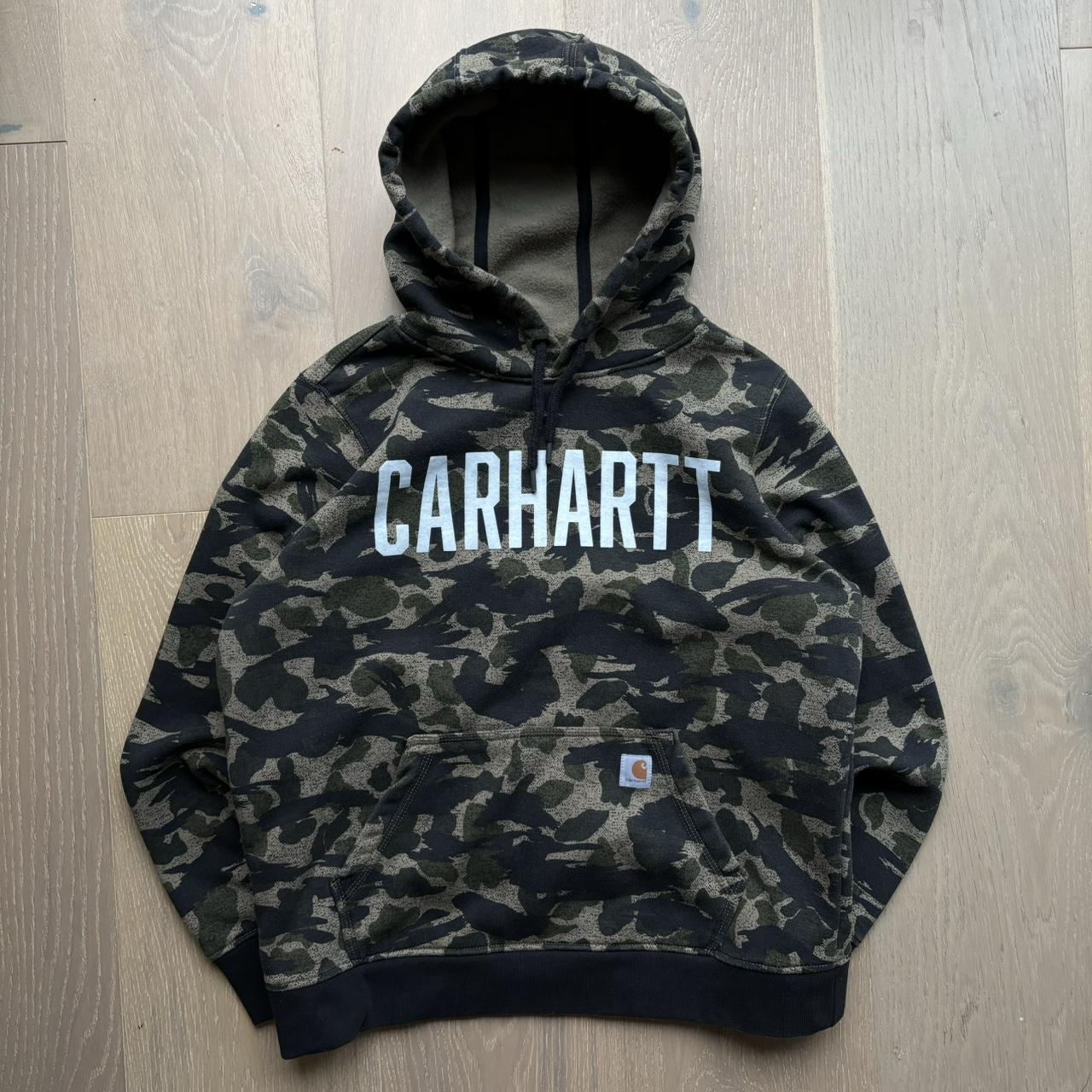 Carhartt clearance camo hoodie