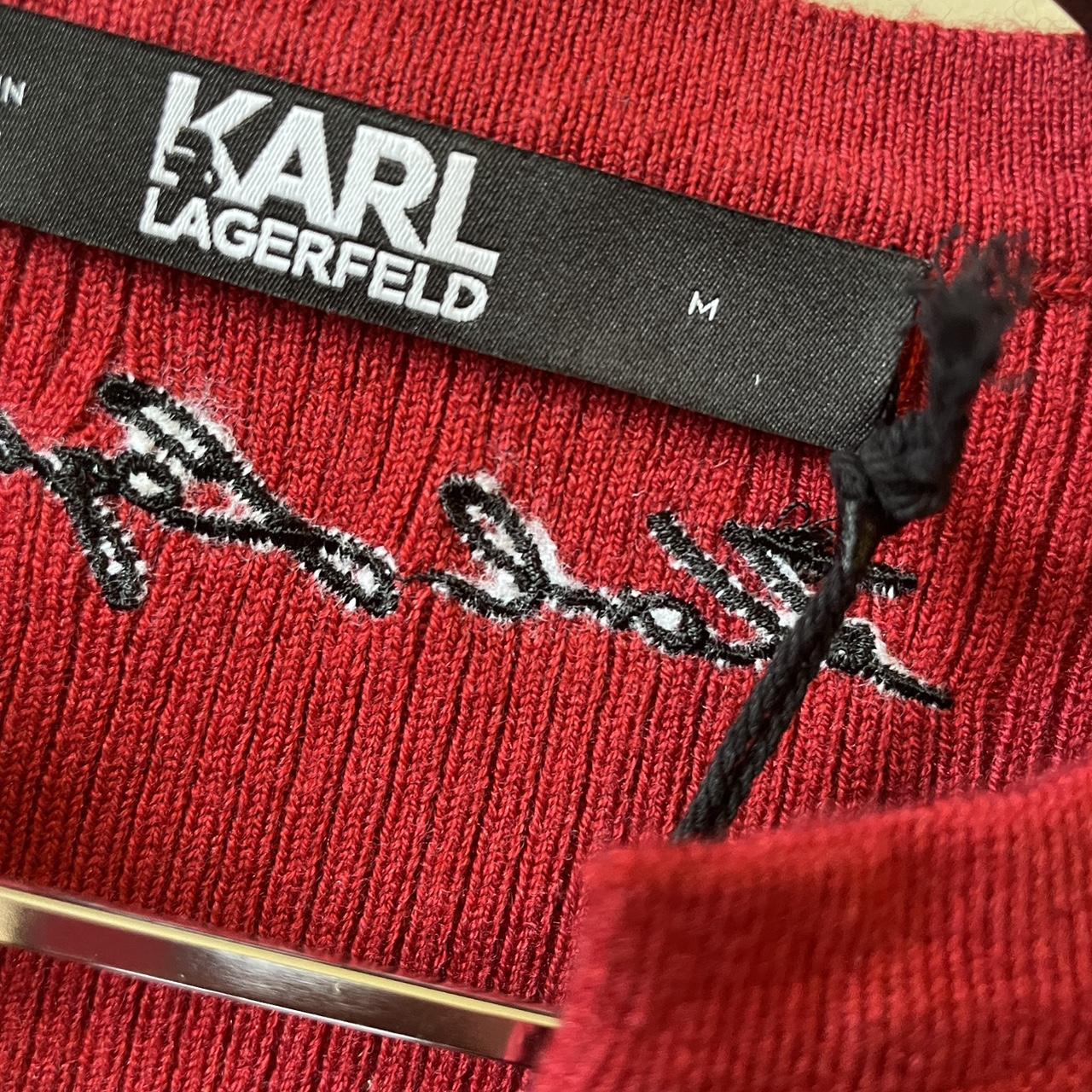 New with tag and bag Karl Lagerfeld size M red... - Depop
