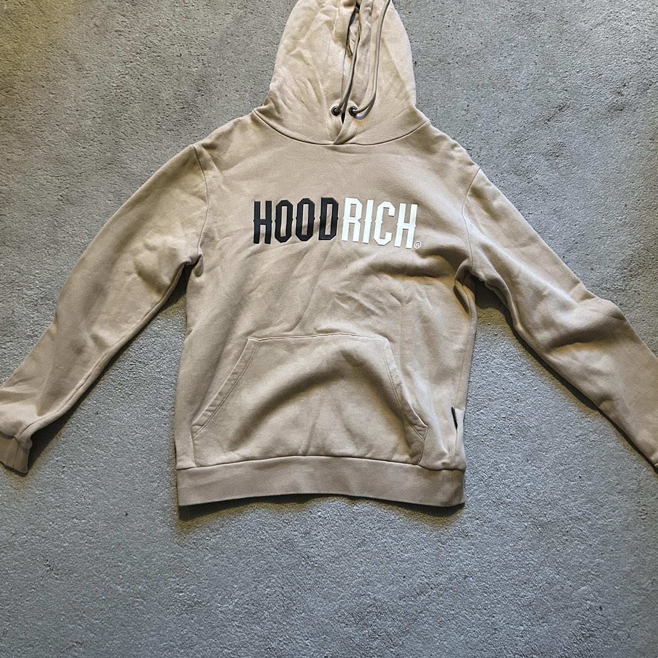 Tan Hoodrich tracksuit, Men's size small Depop