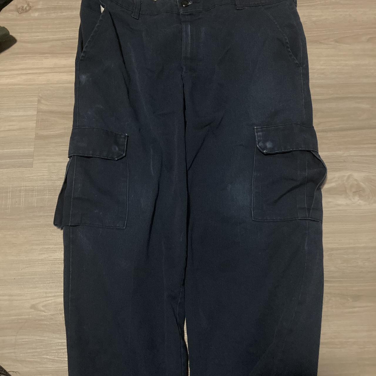 Baggy blue cargo pants DO NOT BUY WITH PAYPAL BUY... - Depop