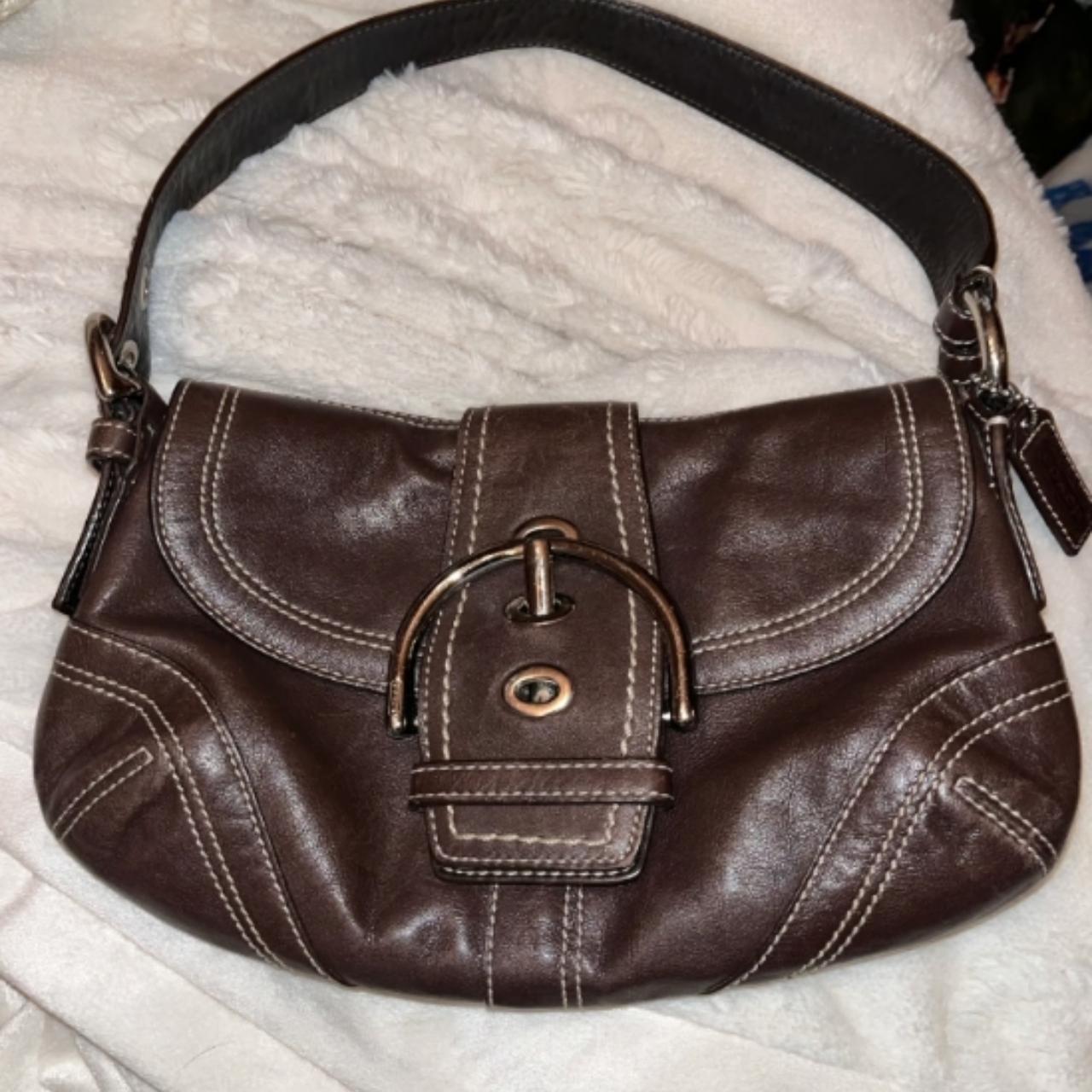 Vintage Chocolate Brown Coach Soho purse | Depop