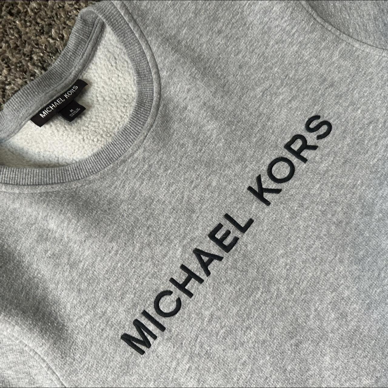 Michael kors best sale grey sweatshirt