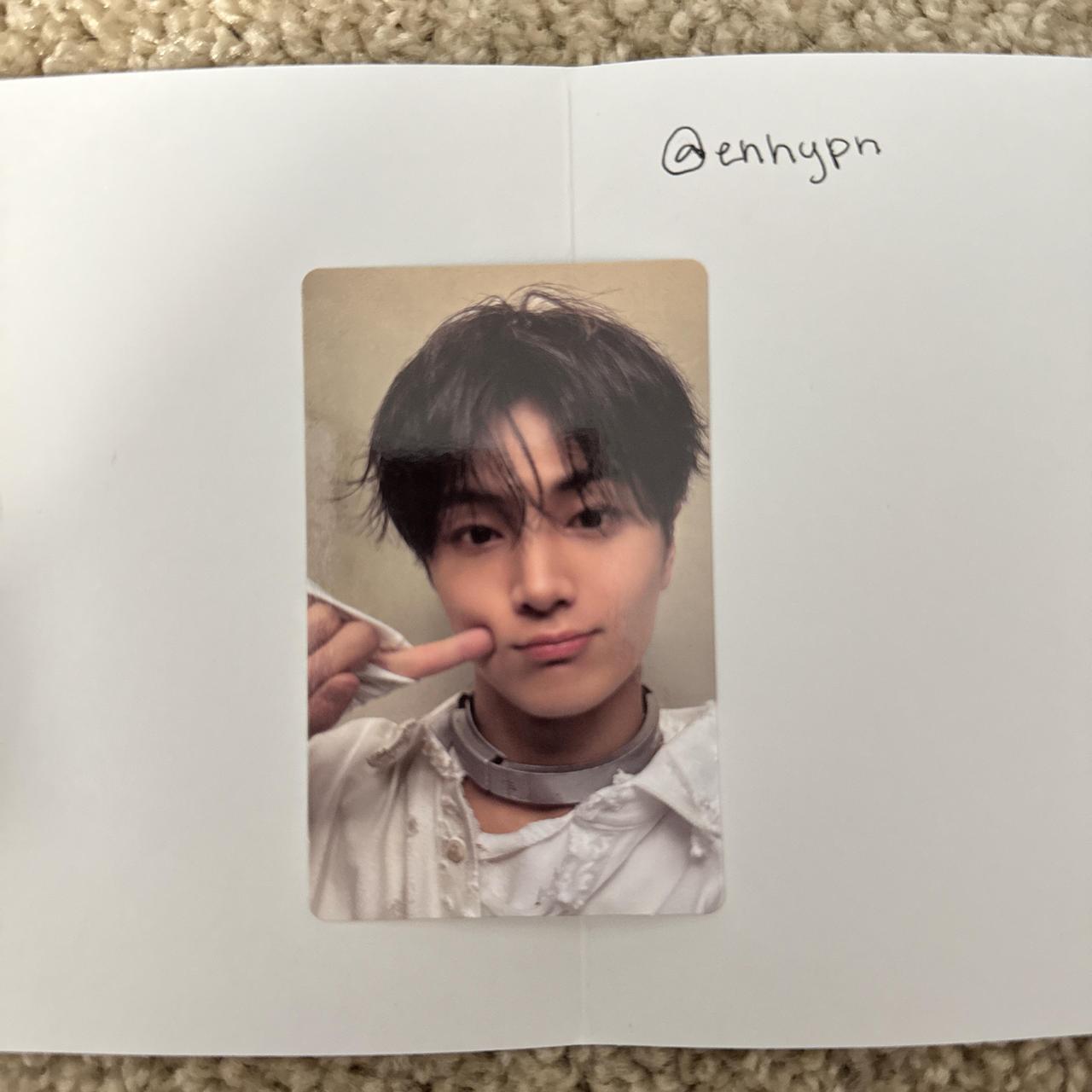 enhypen sunghoon polaroid -printed out by me, real | Depop