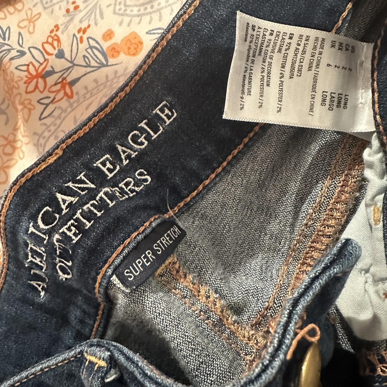 American Eagle Low Rise Flare Jeans Good... - Depop