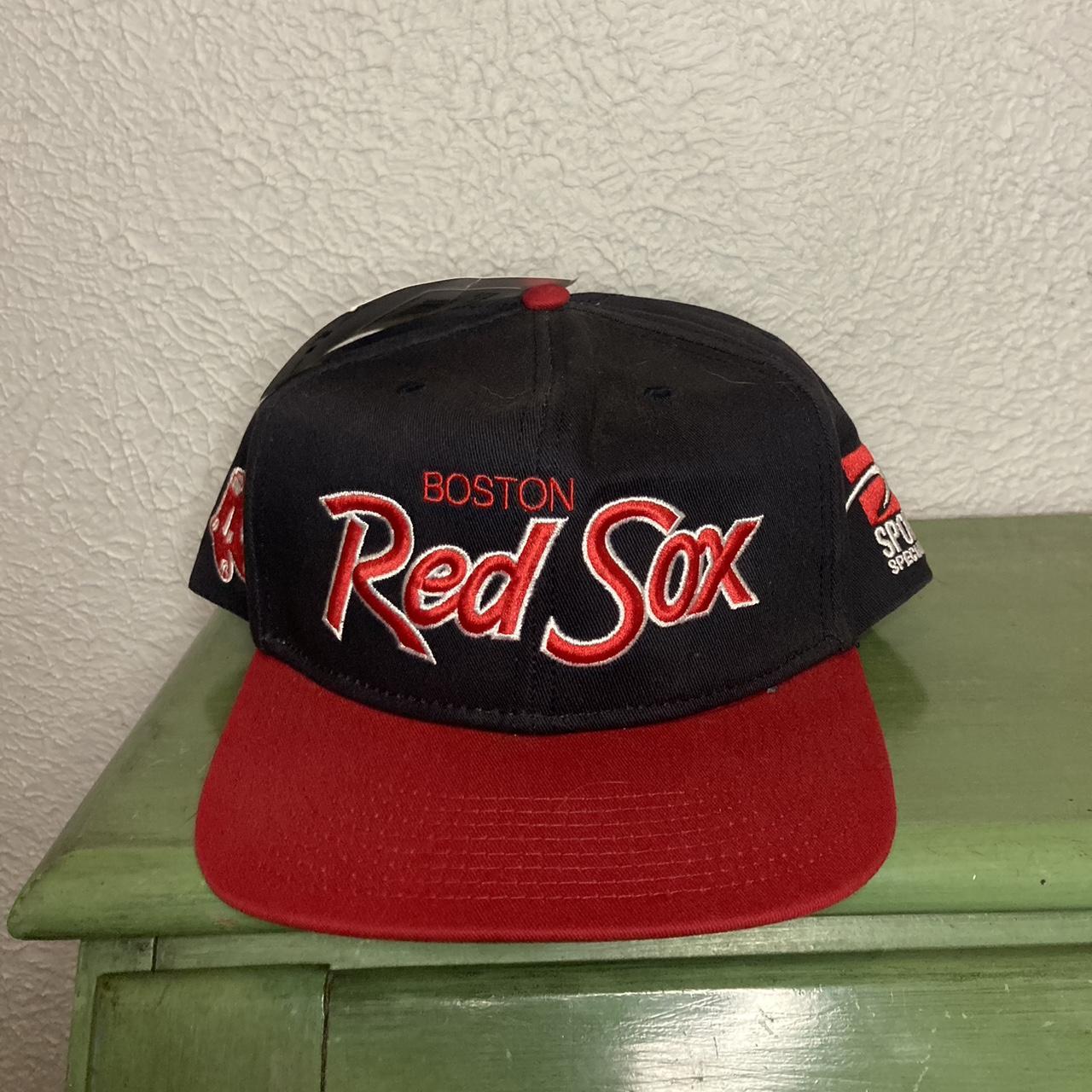 Vintage Deadstock Boston RED SOX Official MLB Mesh Snapback 