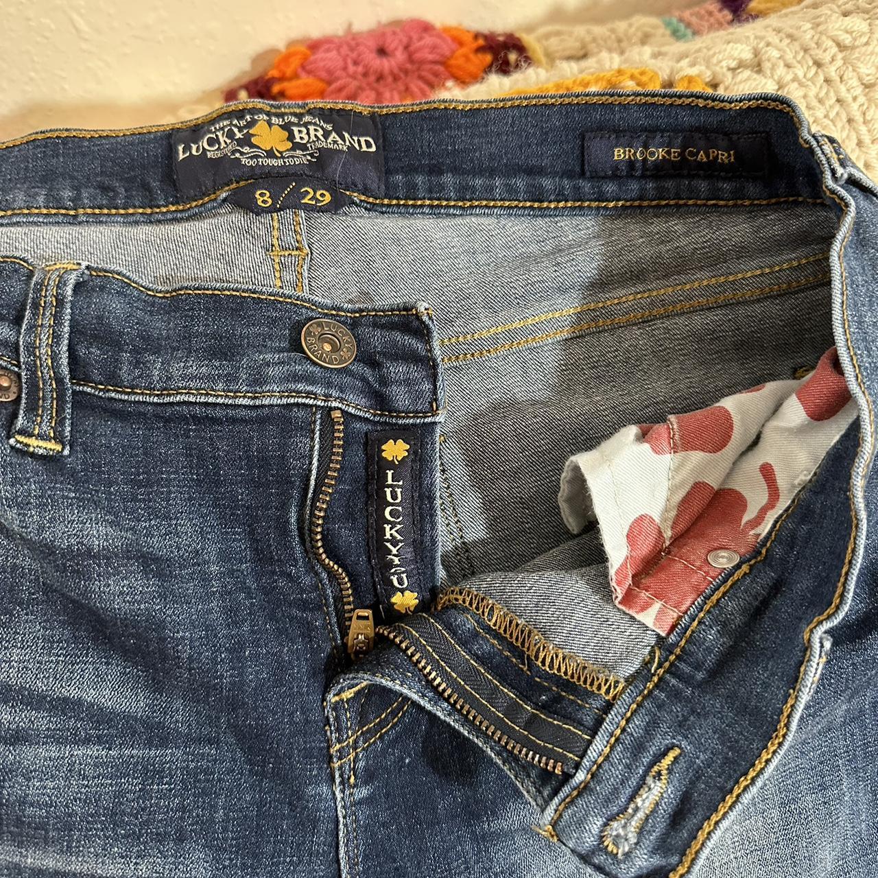 Lucky brand capri on sale jeans