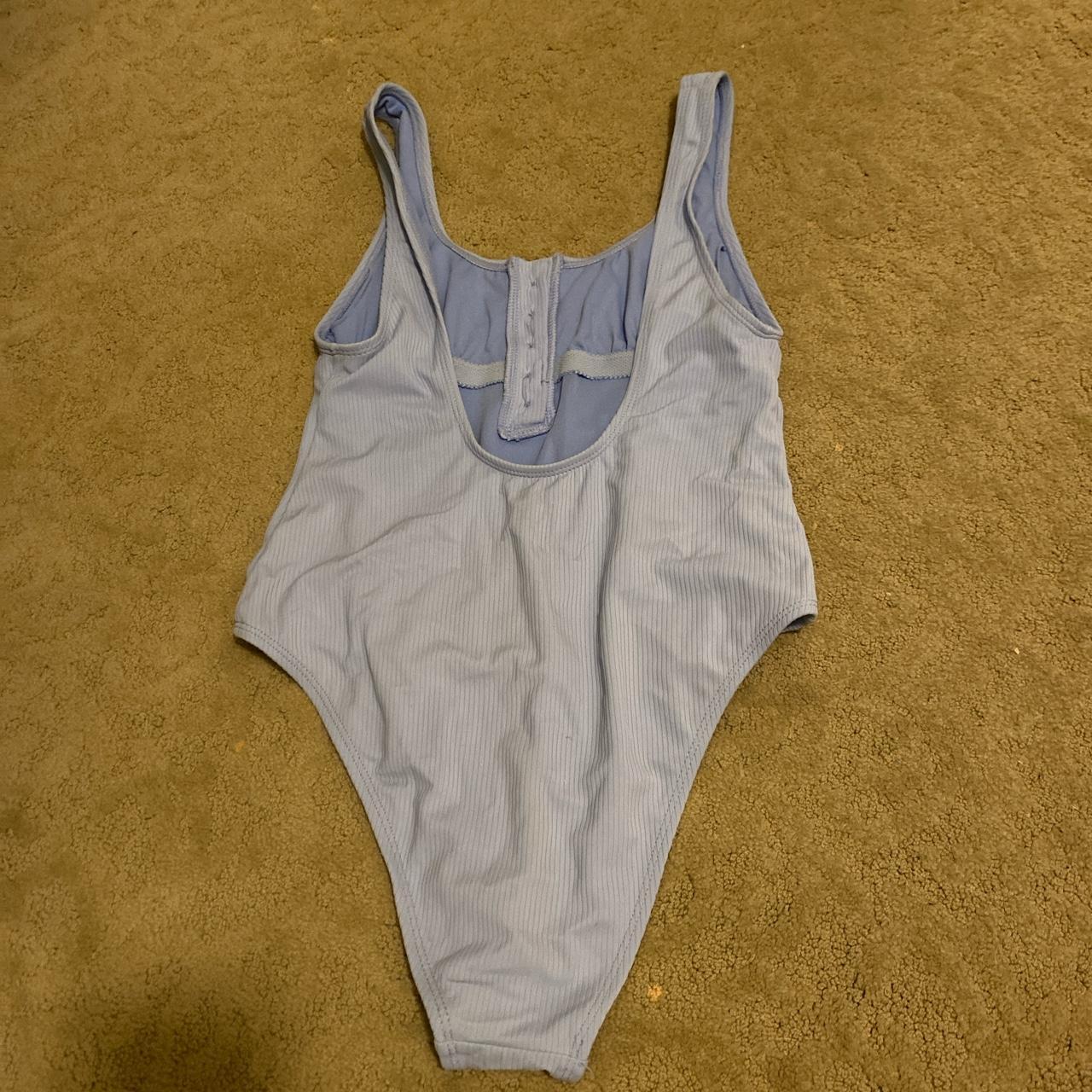 Xhilaration Women S Blue Swimsuit One Piece Depop