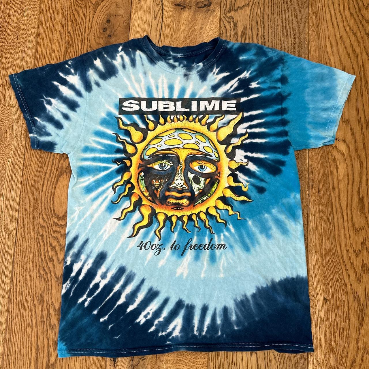 Sublime blue best sale tie dye shirt