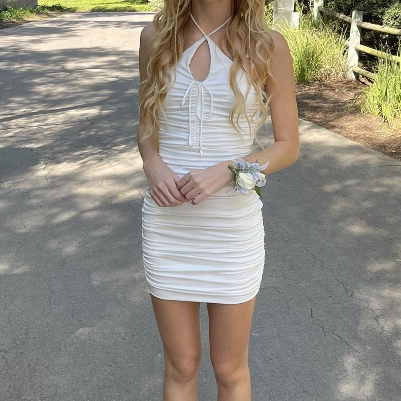 White princess polly dress! worn once to Depop