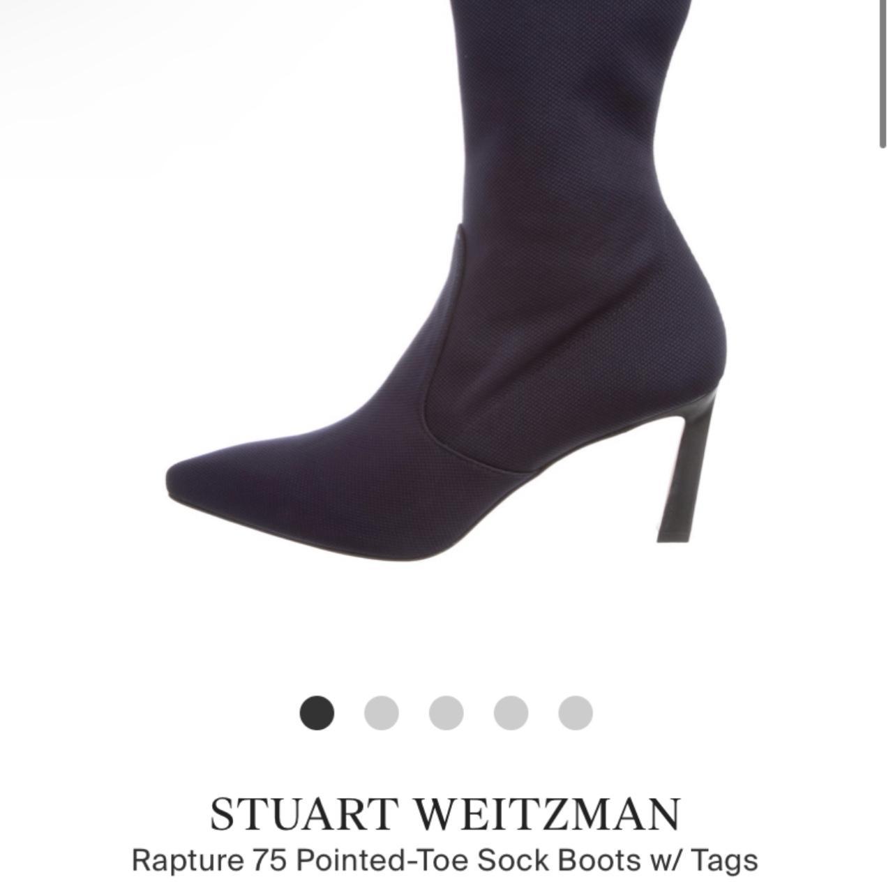 Stuart weitzman rapture hotsell suede sock booties