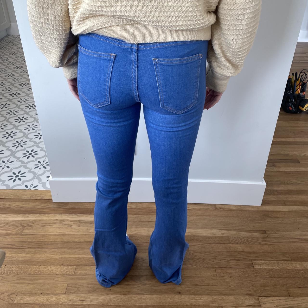 current-elliott-flare-low-rise-jeans-size-26-great-depop