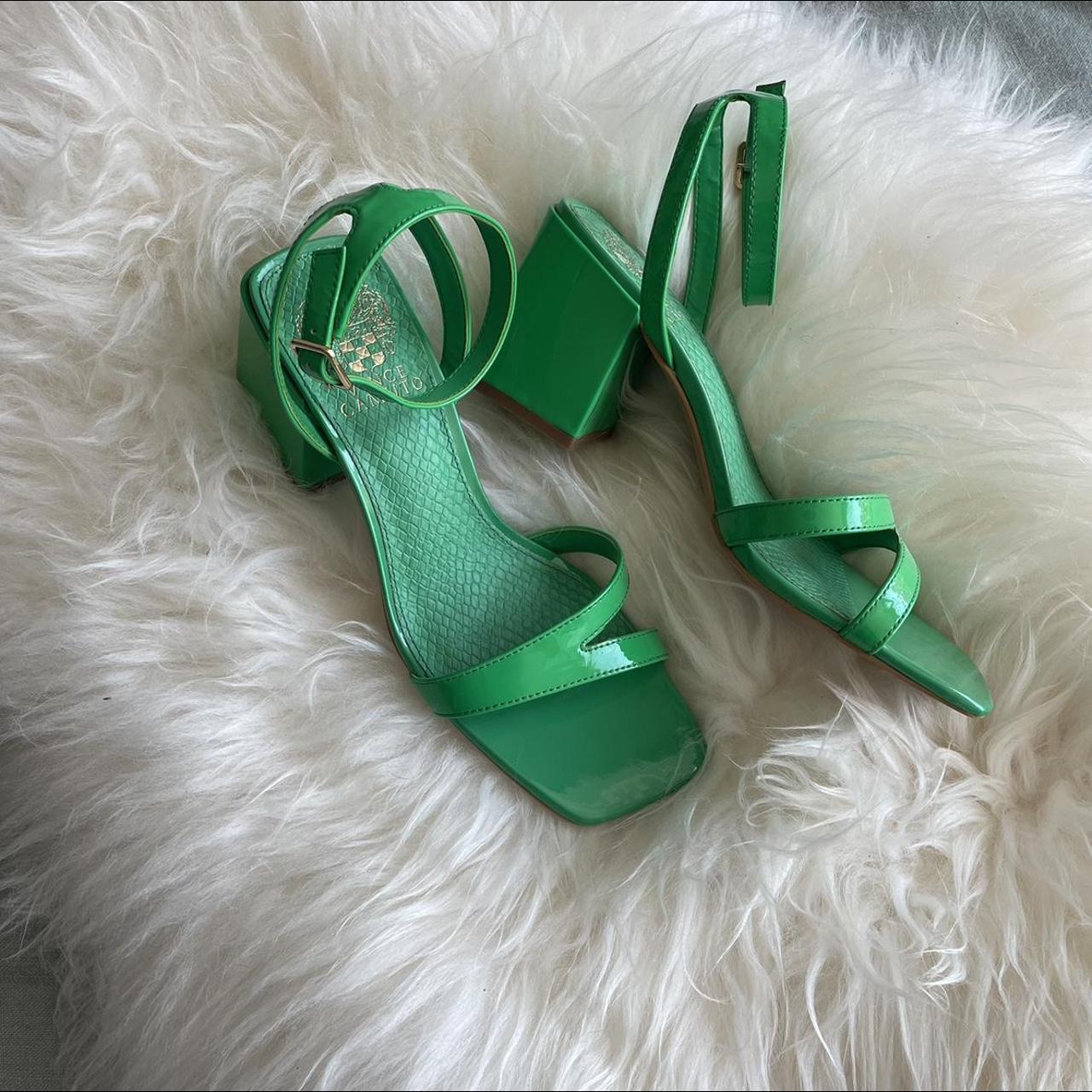 Topshop green outlet heels