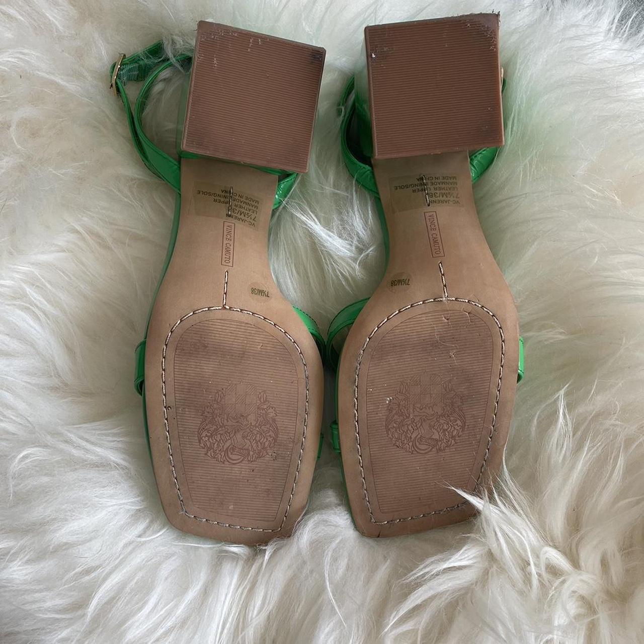 vince camuto green heels