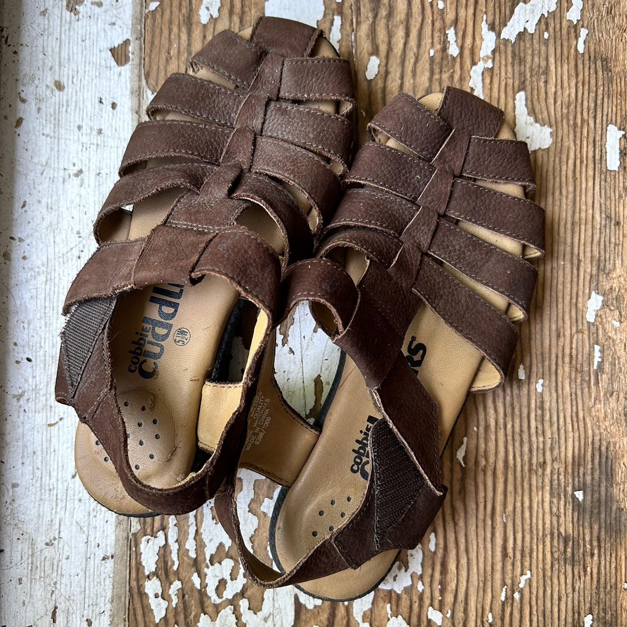 Women's Brown Sandals | Depop