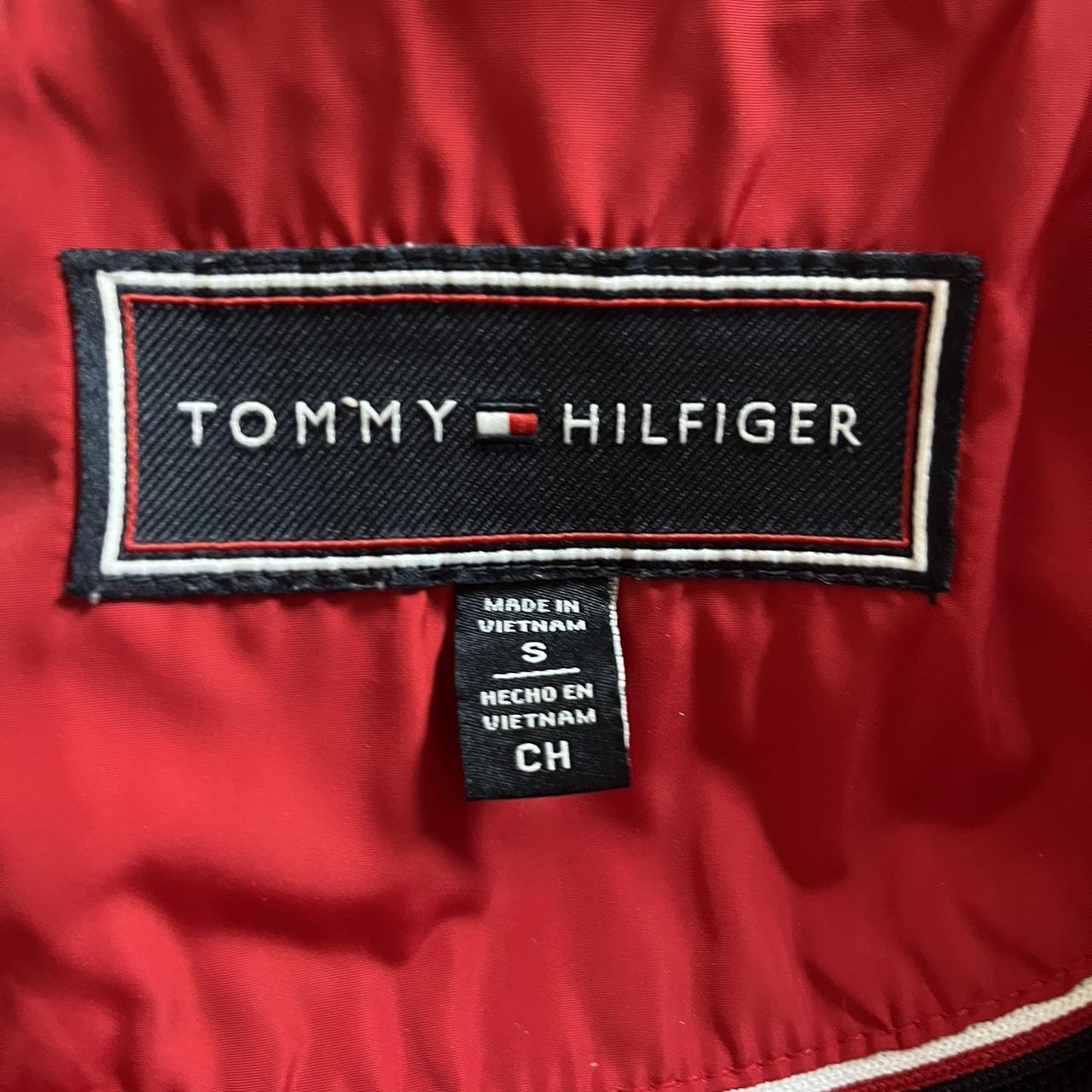 Red Tommy Hilfiger Windbreaker Size S send offer... - Depop