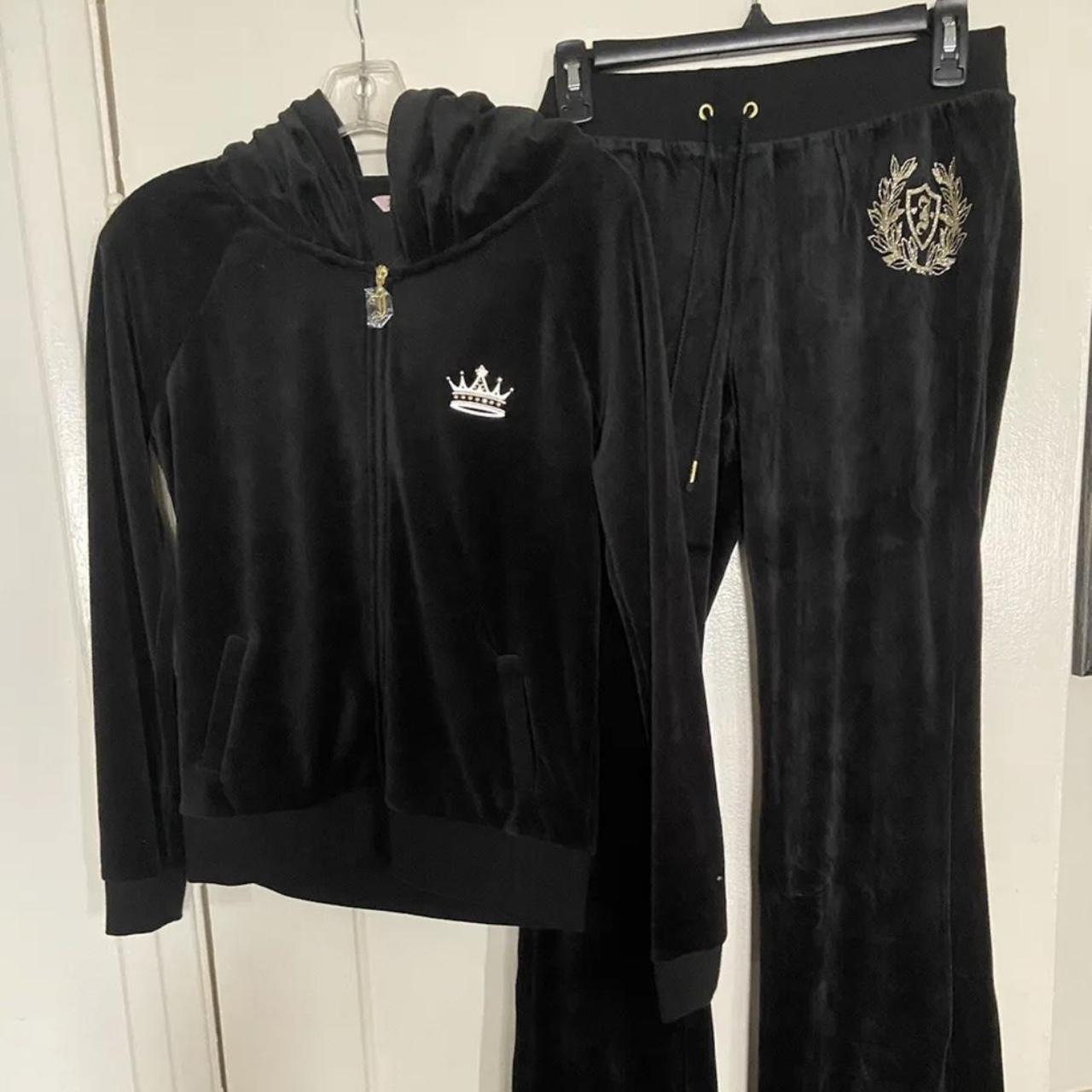 Juicy Couture Women's Black Jumpsuit Depop